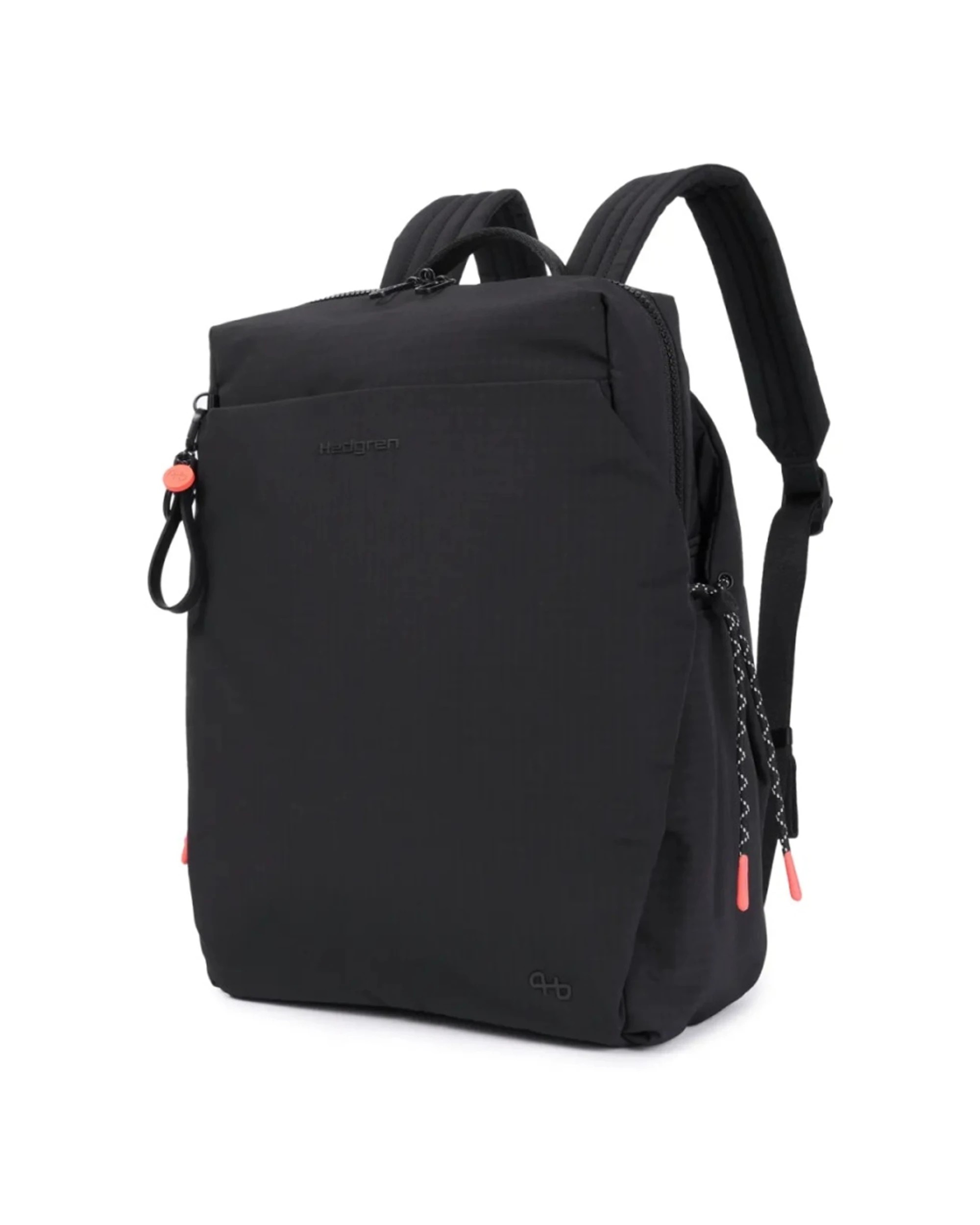 3 Hedgren Akira 14in Laptop Backpack Travel Friendly Padded Sleeve Water Rep - Black, 3 of 7