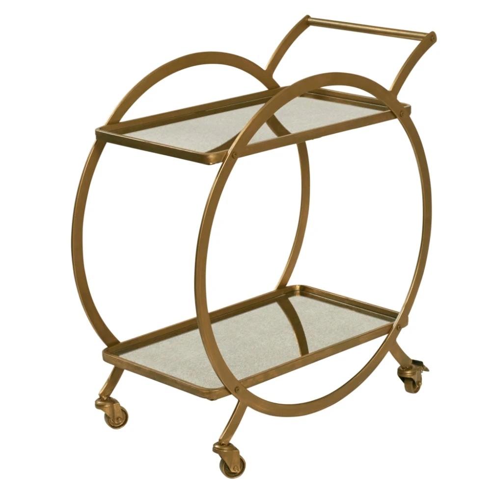 1 Amalfi Walter Drink Trolley - Gold, 1 of 1