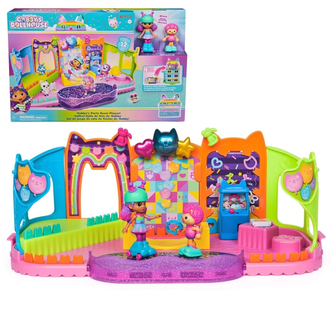 1 Gabby's Dollhouse Gabby's Party Room Playset, 1 of 9