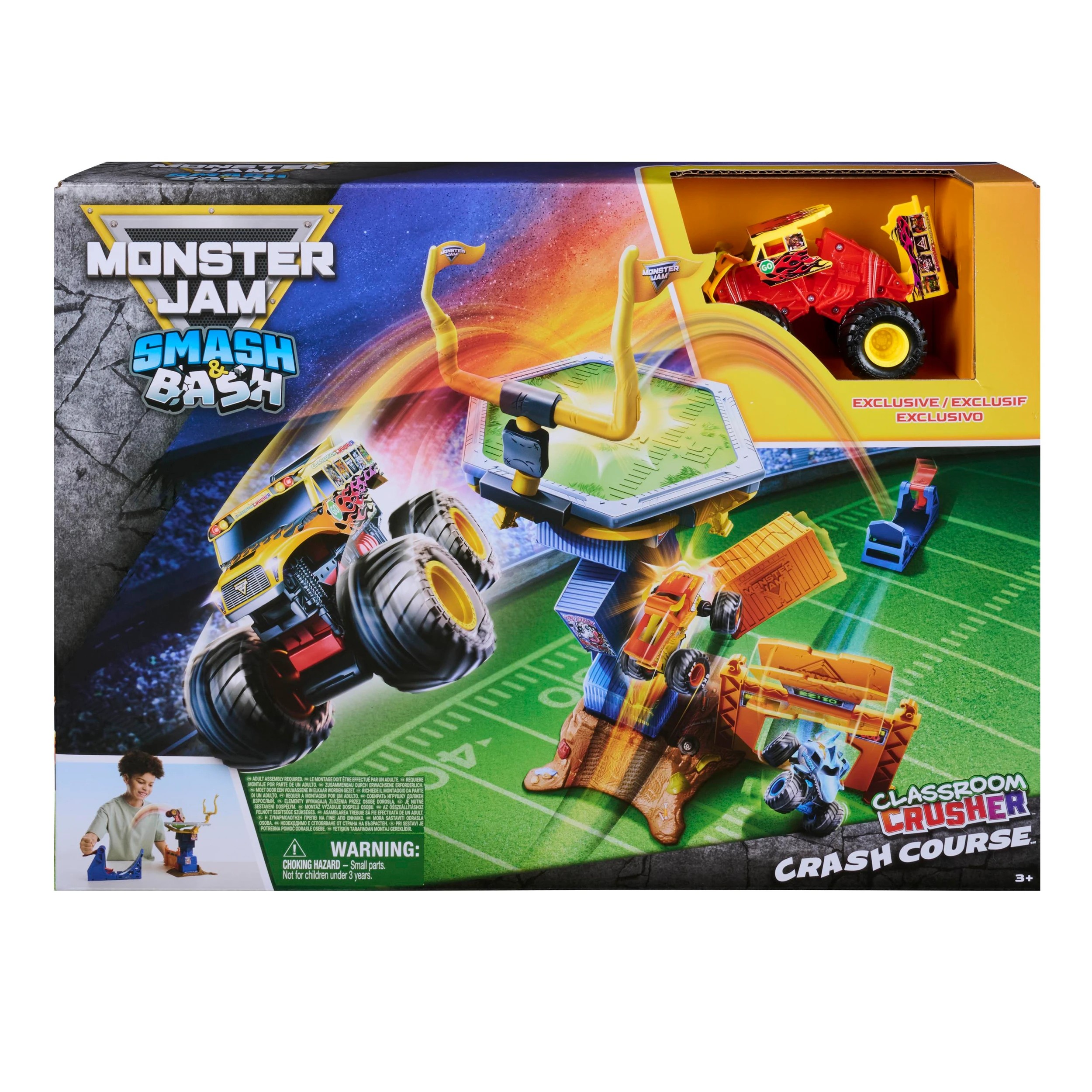 1 Monster Jam Smash & Bash Crash Course Playset, 1 of 7