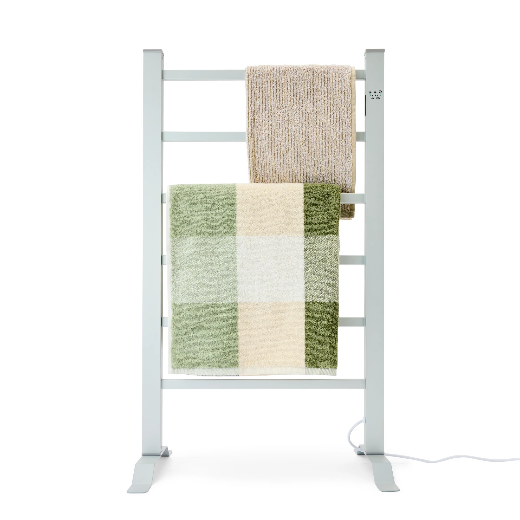 1 Heated Towel Rail - Silver, 1 of 10