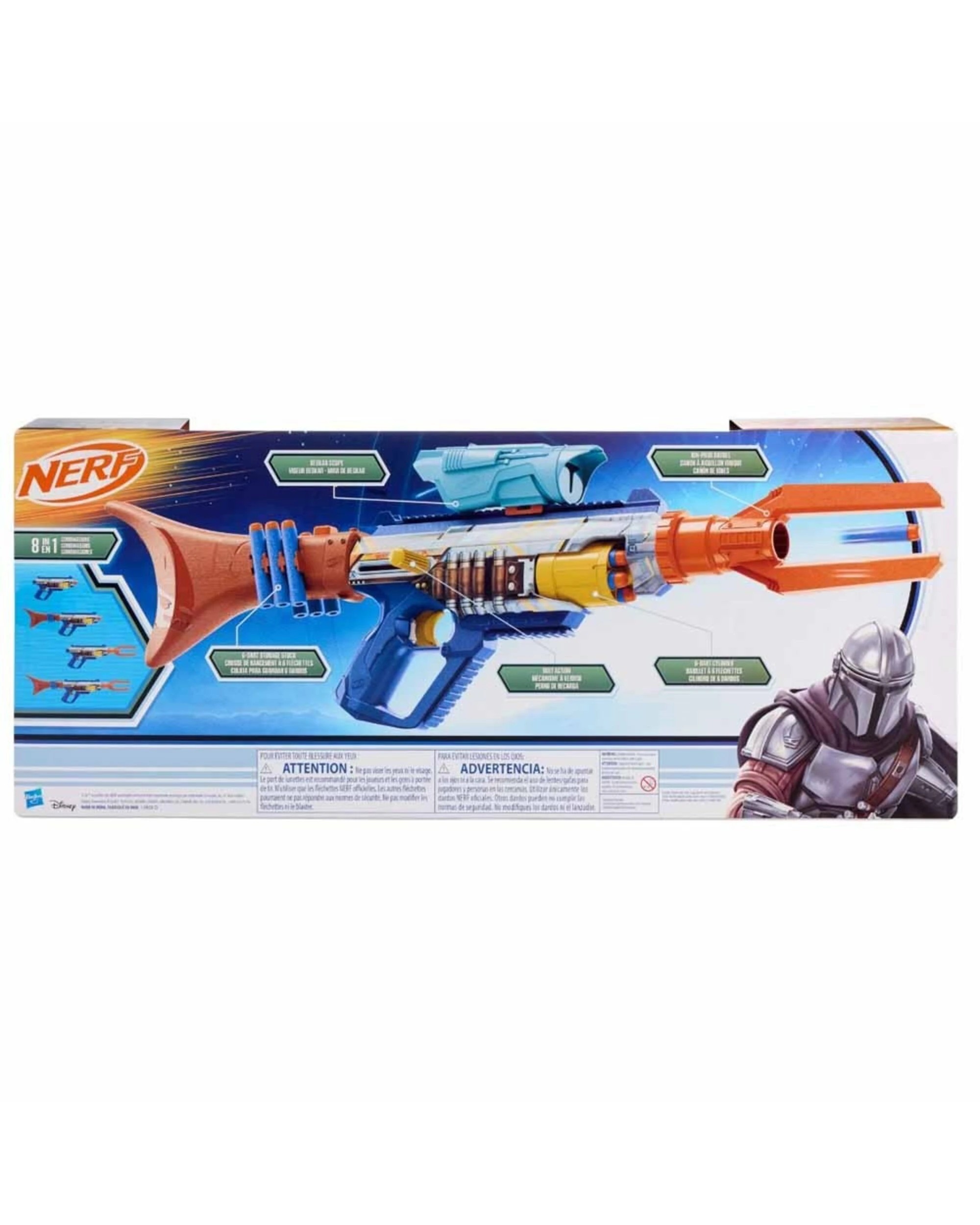 4 Star Wars  The Mandalorian Nerf Rifle Blaster, 4 of 5
