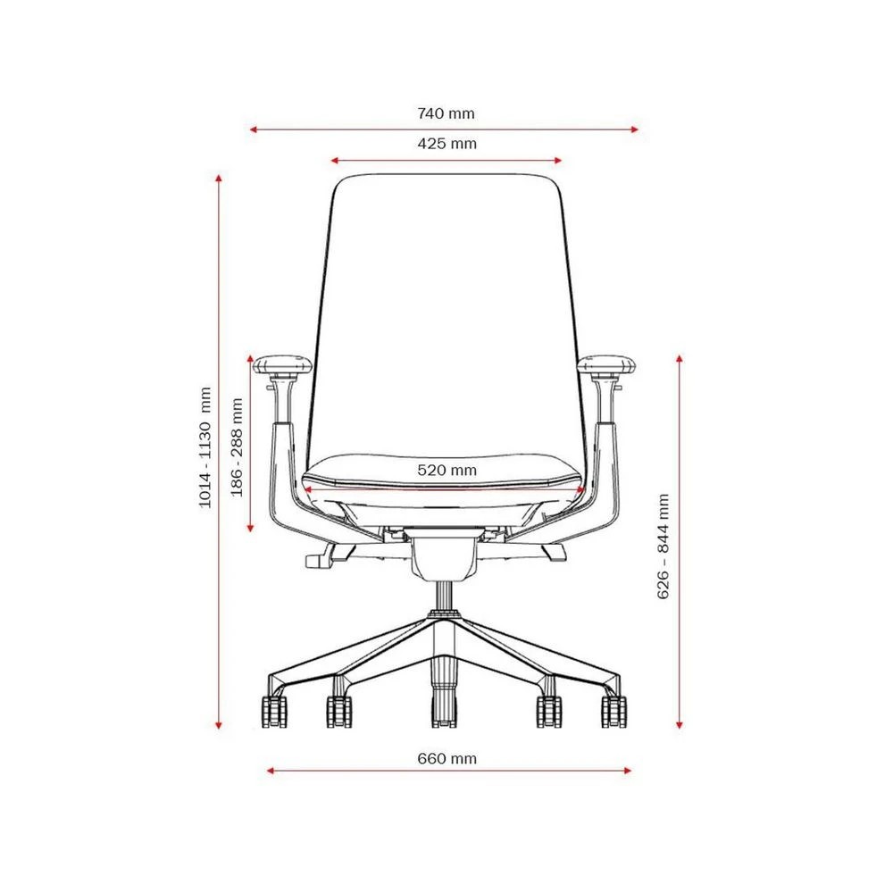 7 Haworth Soji Ergonomic with Arms Chair Black Ergonomic Chairs and Desk Chairs, 7 of 10