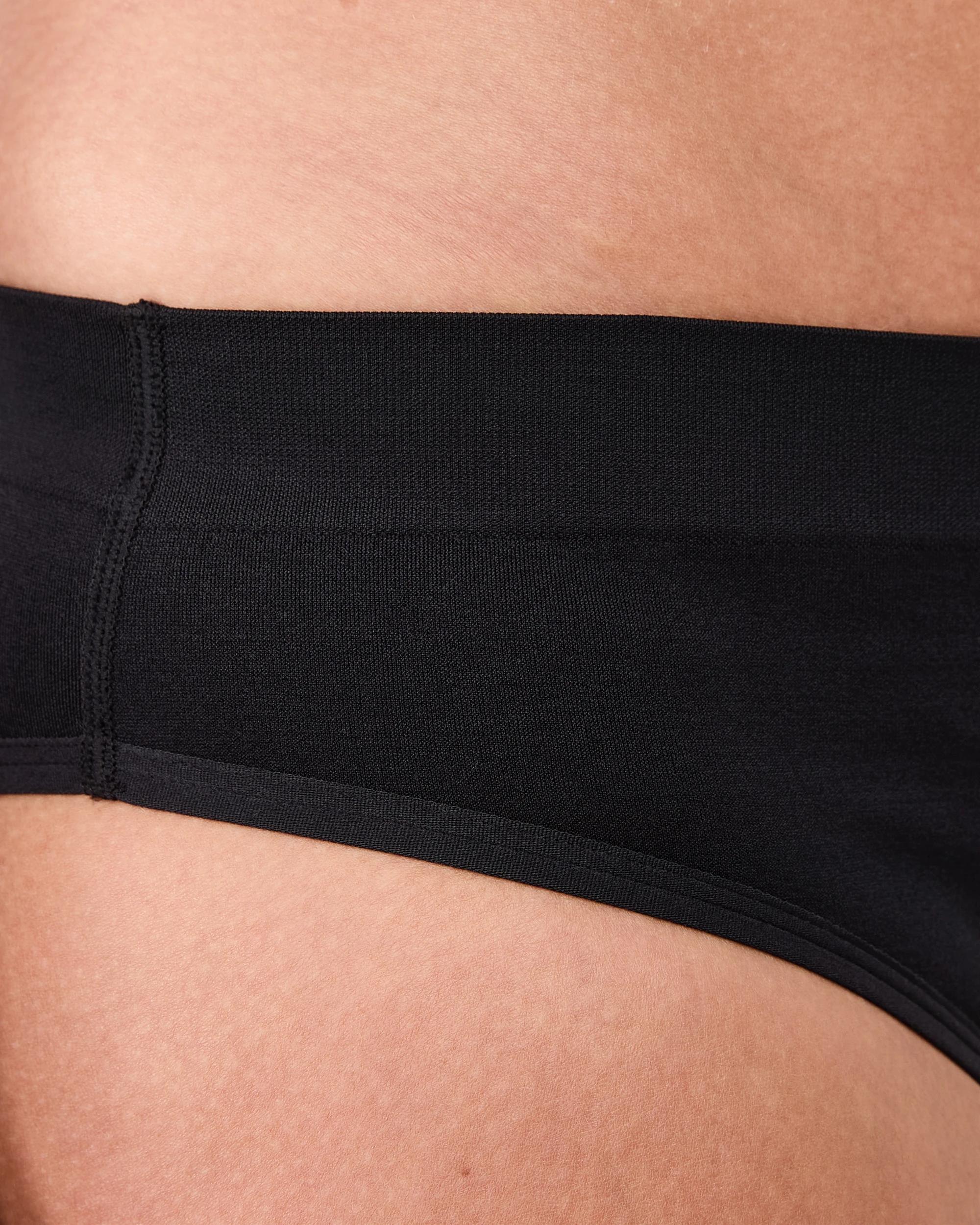 4 2 Pack Smoothing Bikini Period Briefs - Moderate and Heavy Flow Black, 4 of 6