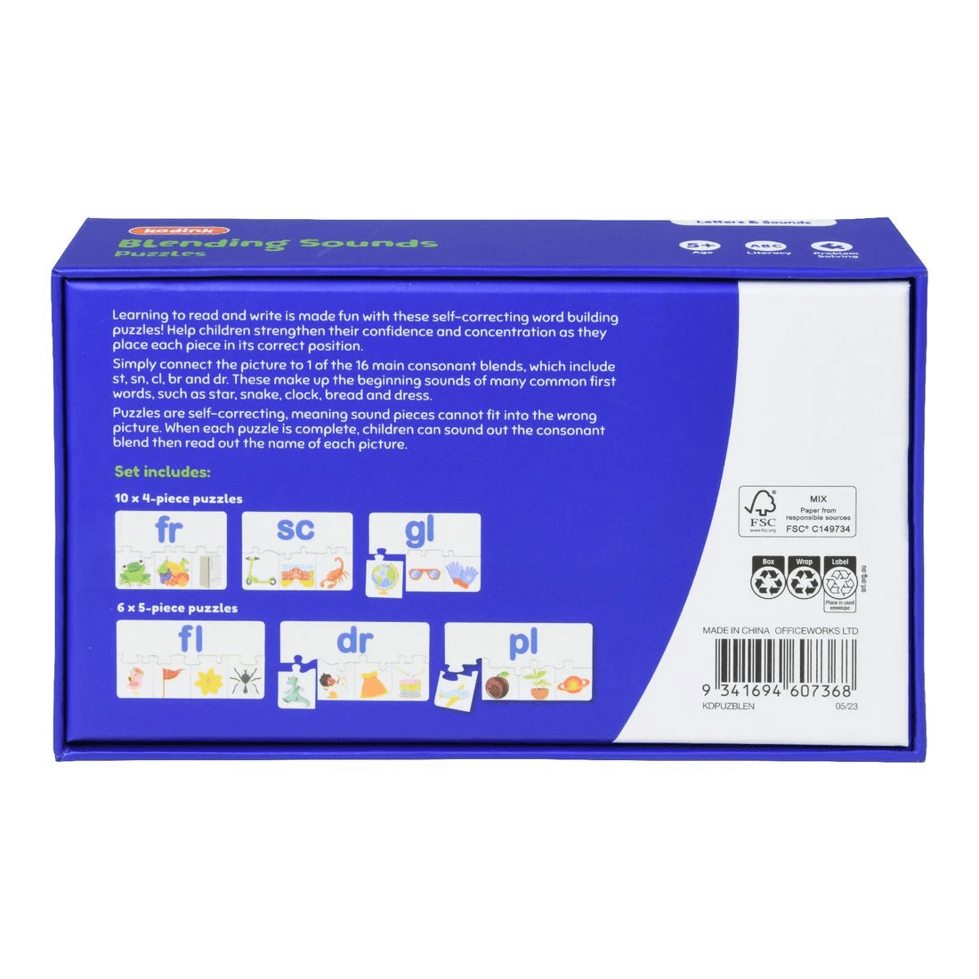 3 Kadink Puzzle Blending Sounds, 3 of 5