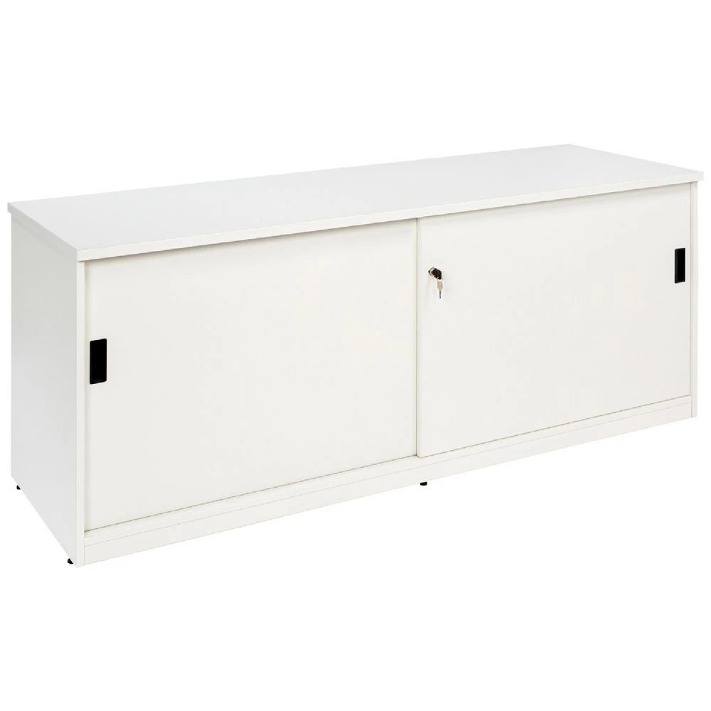 1 Stilford Professional Sliding Door Credenza 1800mm White Cabinets Cupboards, Lockers and Credenzas, 1 of 4