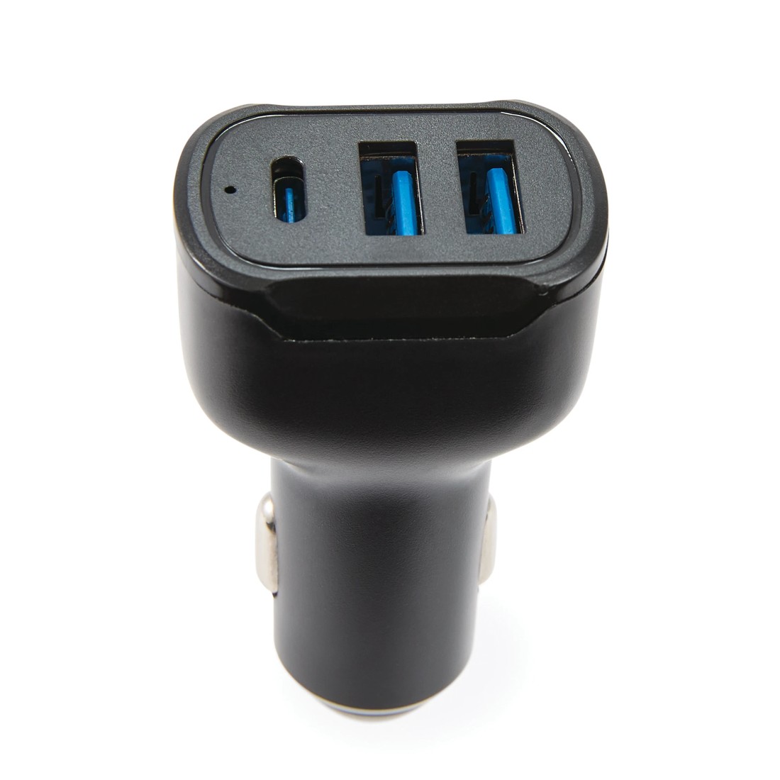 3 Car Charger with USB and USB-C - Black, 3 of 6