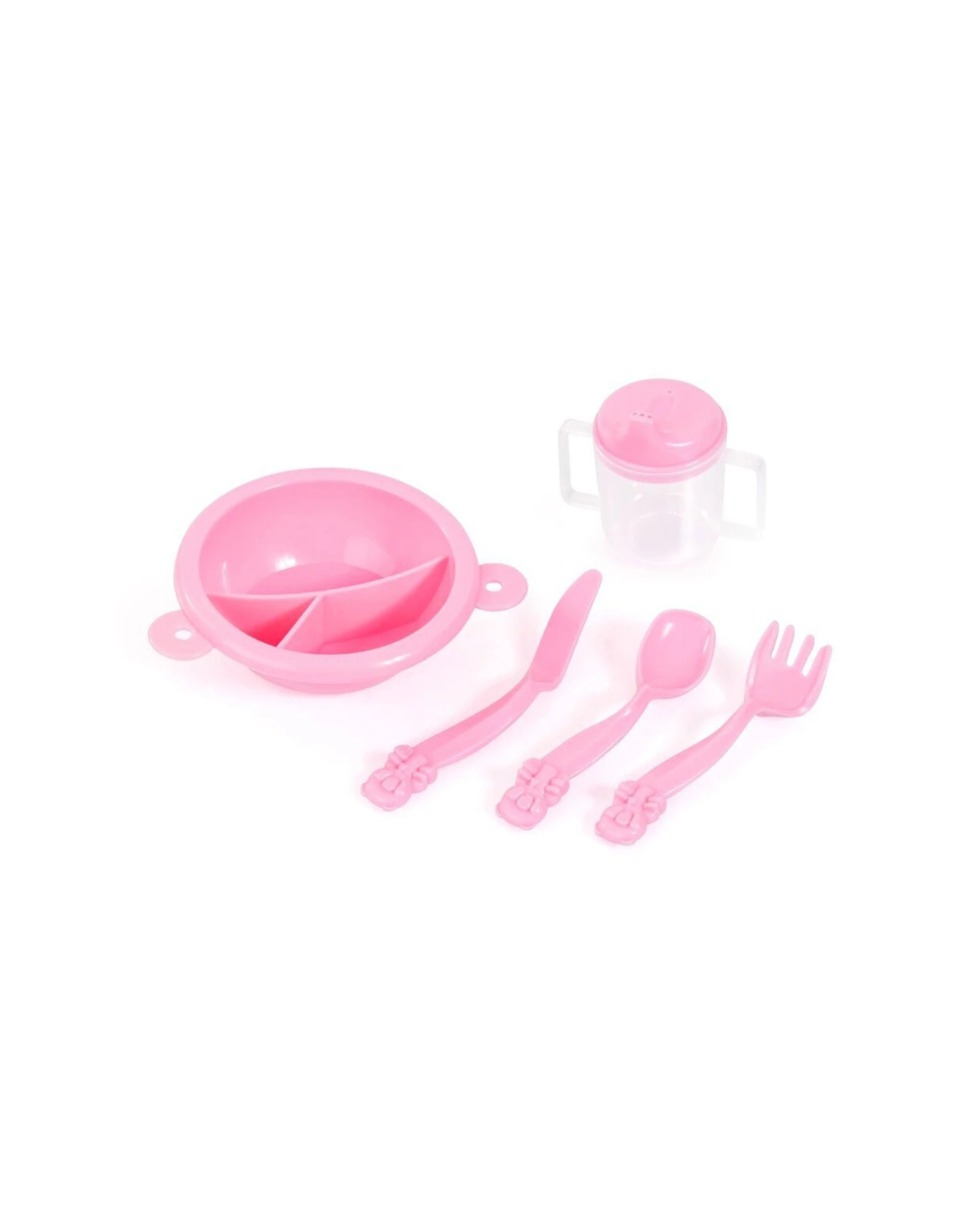 5 Bayer Doll Buggy Pram Gift Set - Kids Doll Stroller - Pretend Play Doll
 - pink, 5 of 5