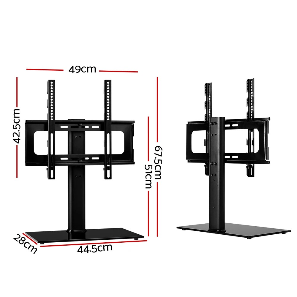 3 Artiss TV Stand Mount Bracket for 32"-55" - Black, 3 of 7