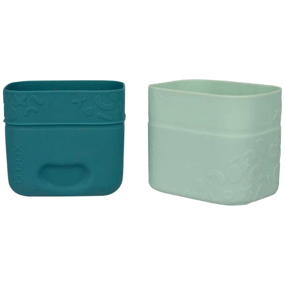 1 B.box Silicone Snack Cups Forest, 1 of 3