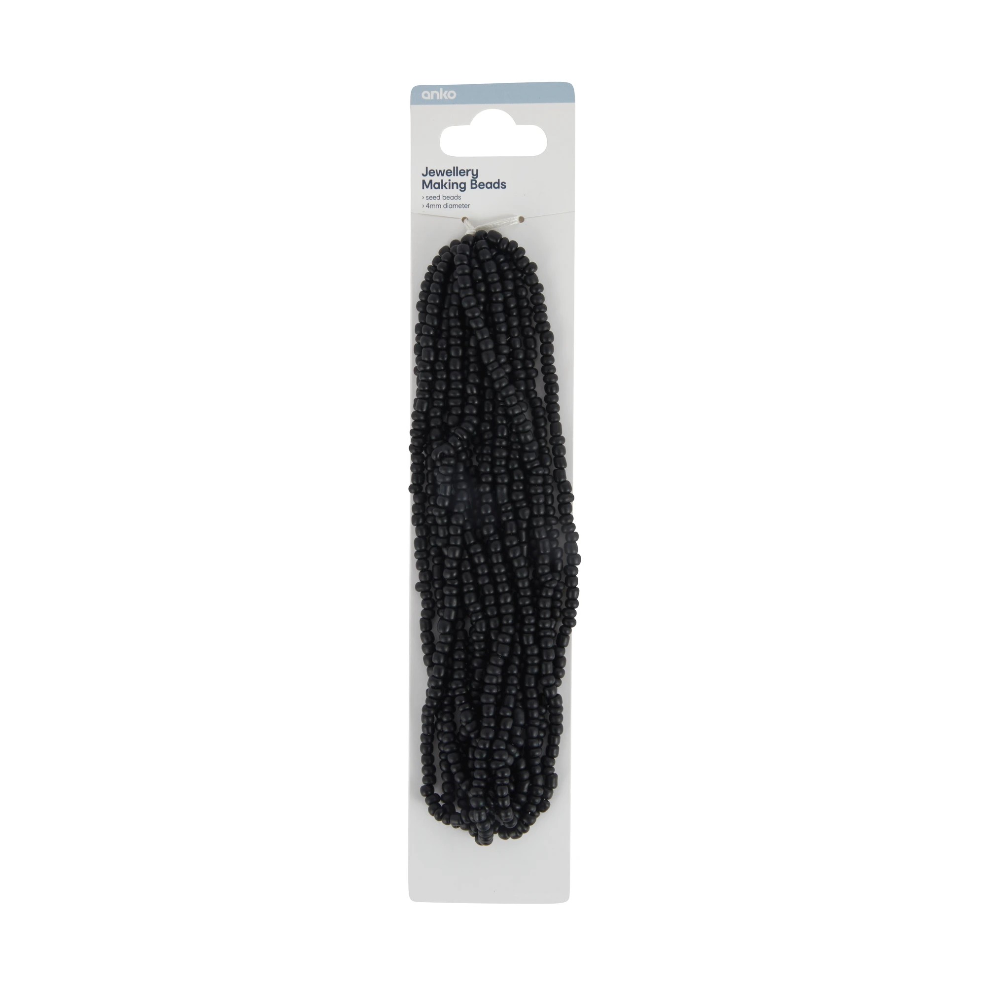 1 Jewellery Making Beads - Black, 1 of 2