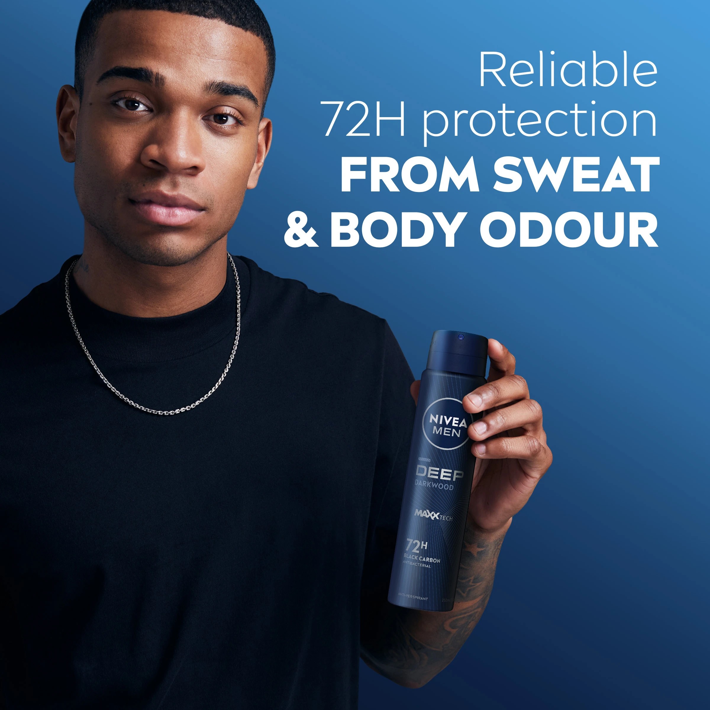 3 Nivea Men Deep Darkwood Anti-Perspirant Aerosol Deodorant 250ml, 3 of 8