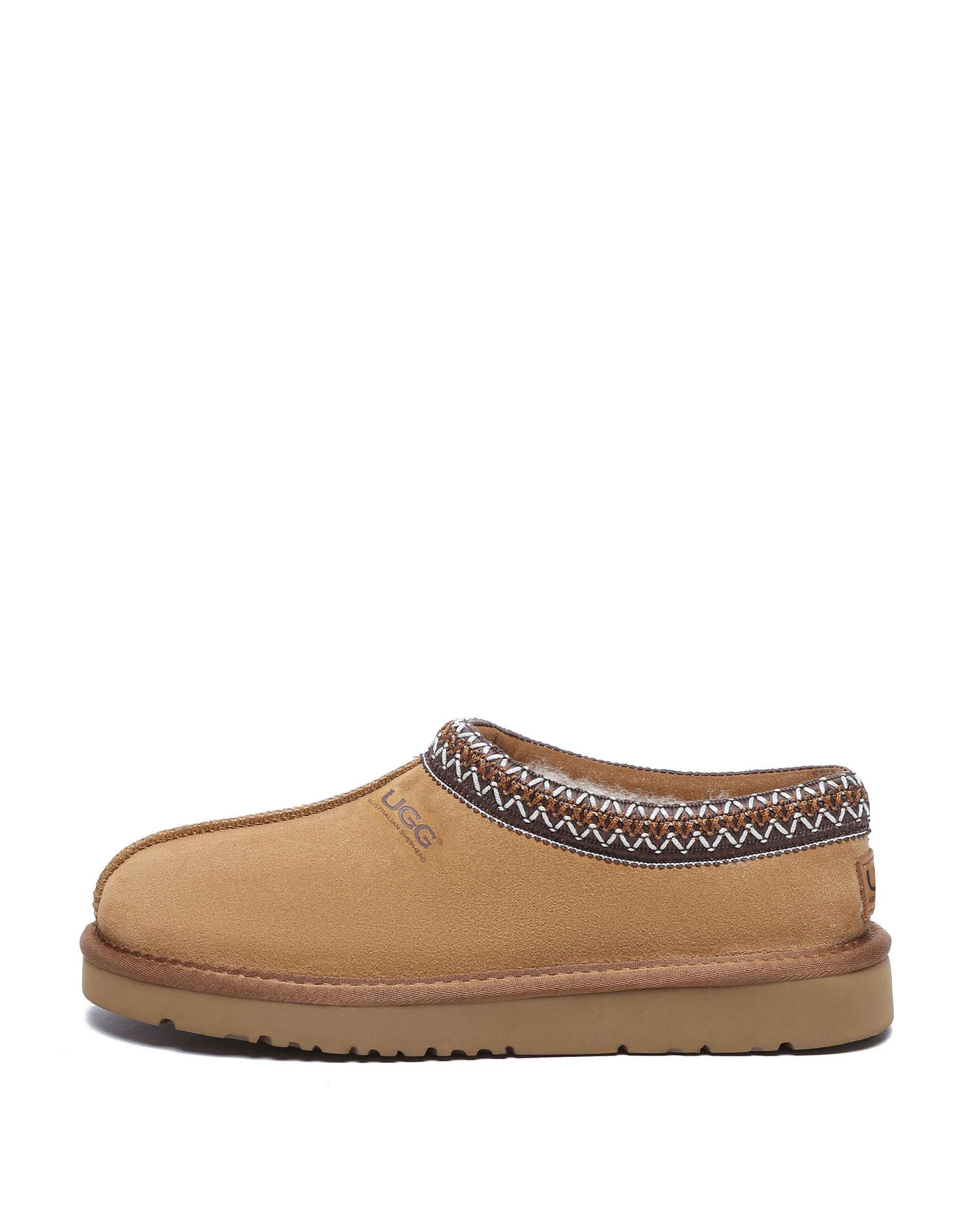 4 Australian Shepherd UGG Unisex Hippie Slippers CHESTNUT, 4 of 5