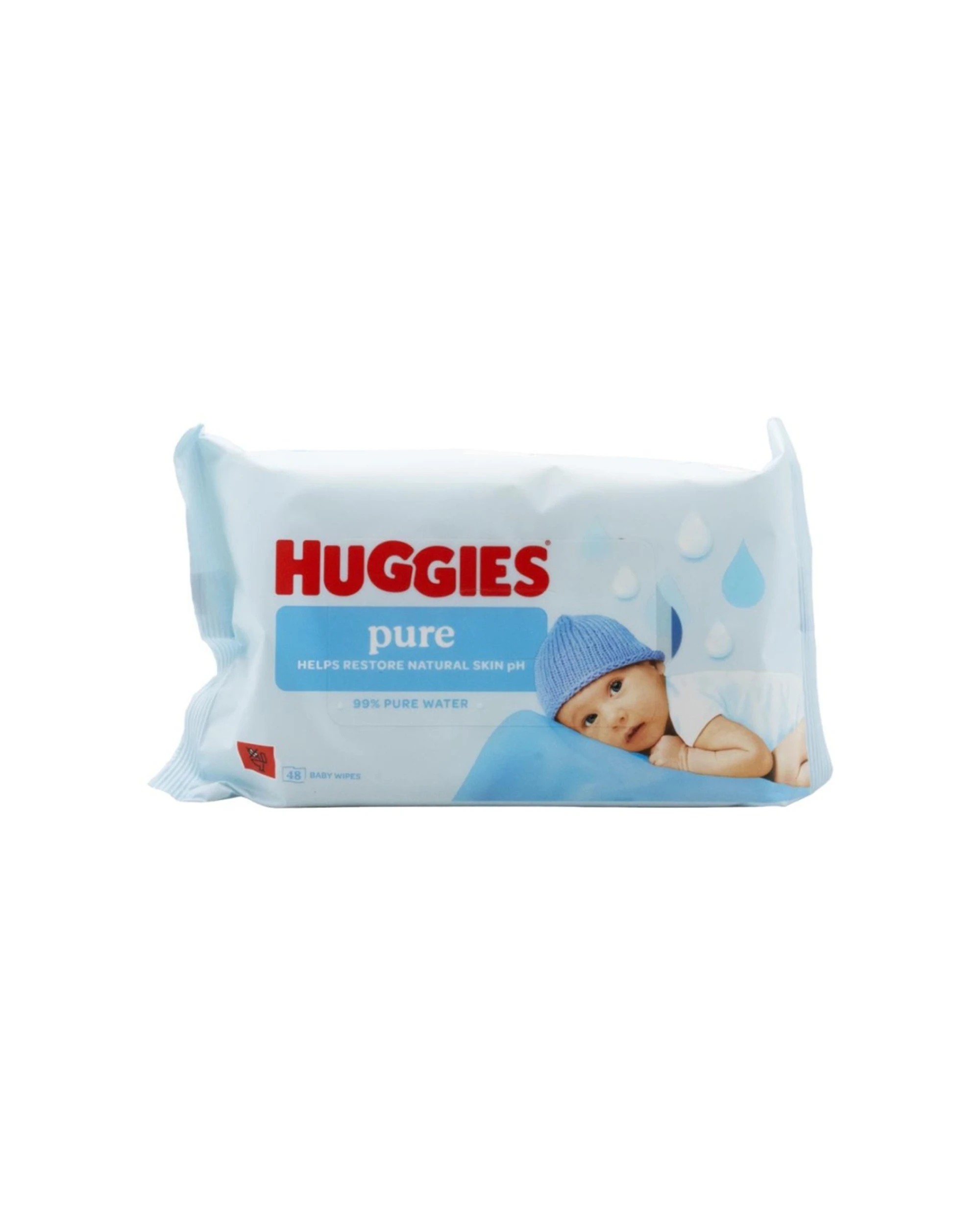2 Huggies 10x 48pc Baby Wipes Pure Soft Gentle Care - Multi, 2 of 3