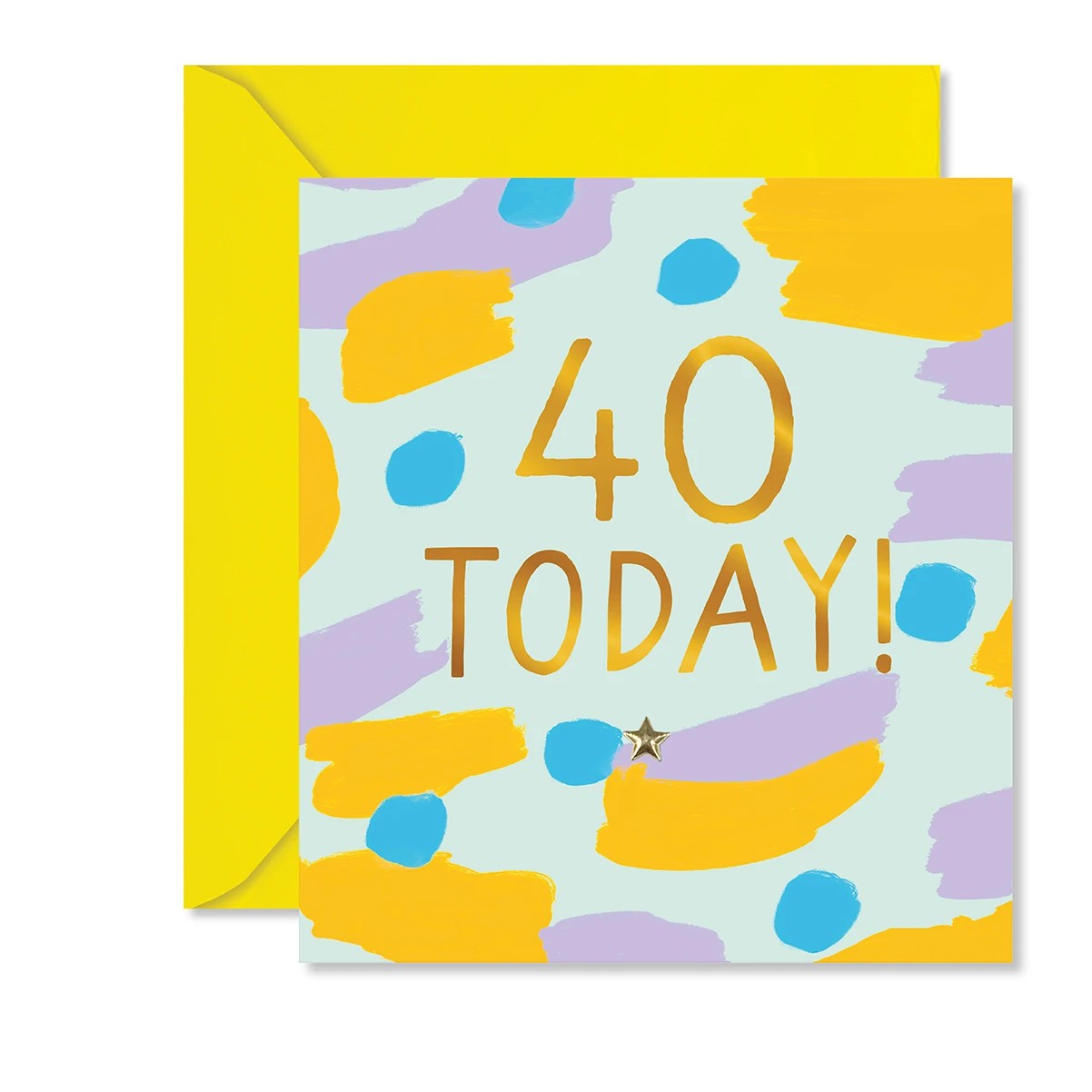 1 Hallmark 40th Birthday Card - Pattern, 1 of 3