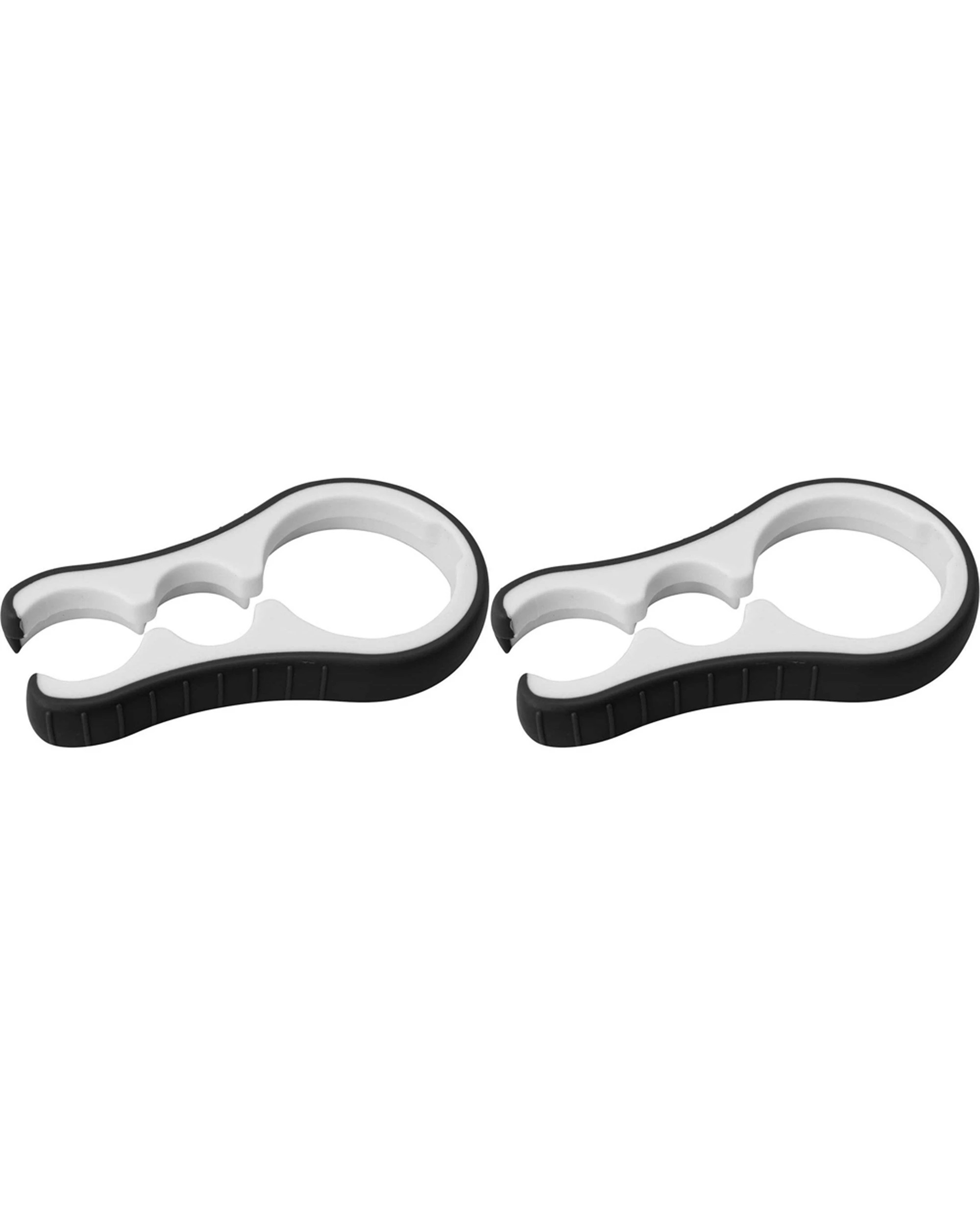 1 Avanti 2PK Multi Jar Opener U Shape Plastic Silicone BPA Safe Kitchen Utensil - Black, 1 of 1