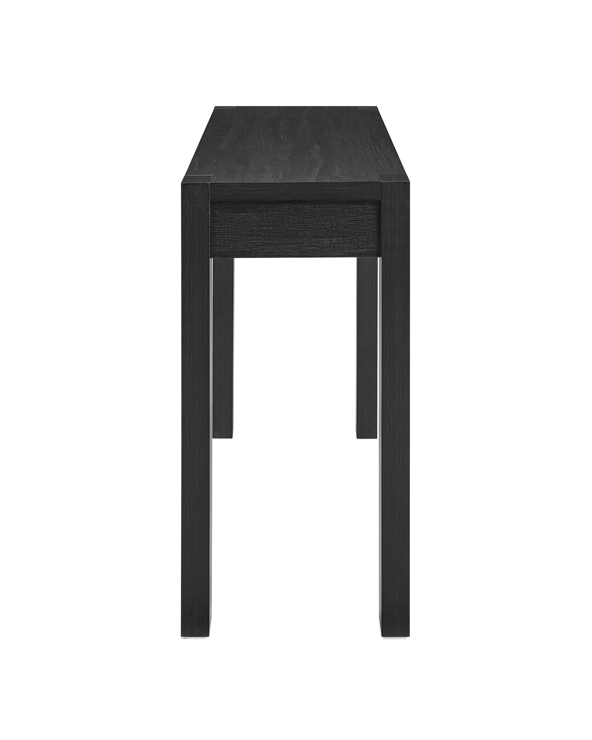 5 Kodu 140cm Console Hallway Entryway Table - Black, 5 of 9