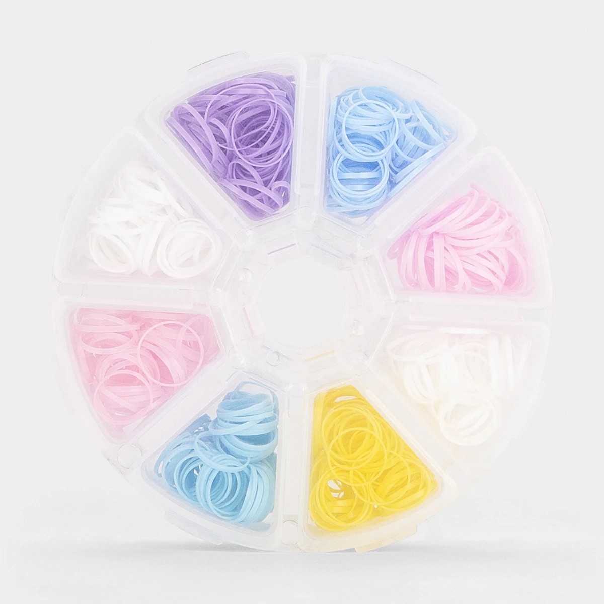 1 Silicone Hair Ties - Rainbow, 1 of 5