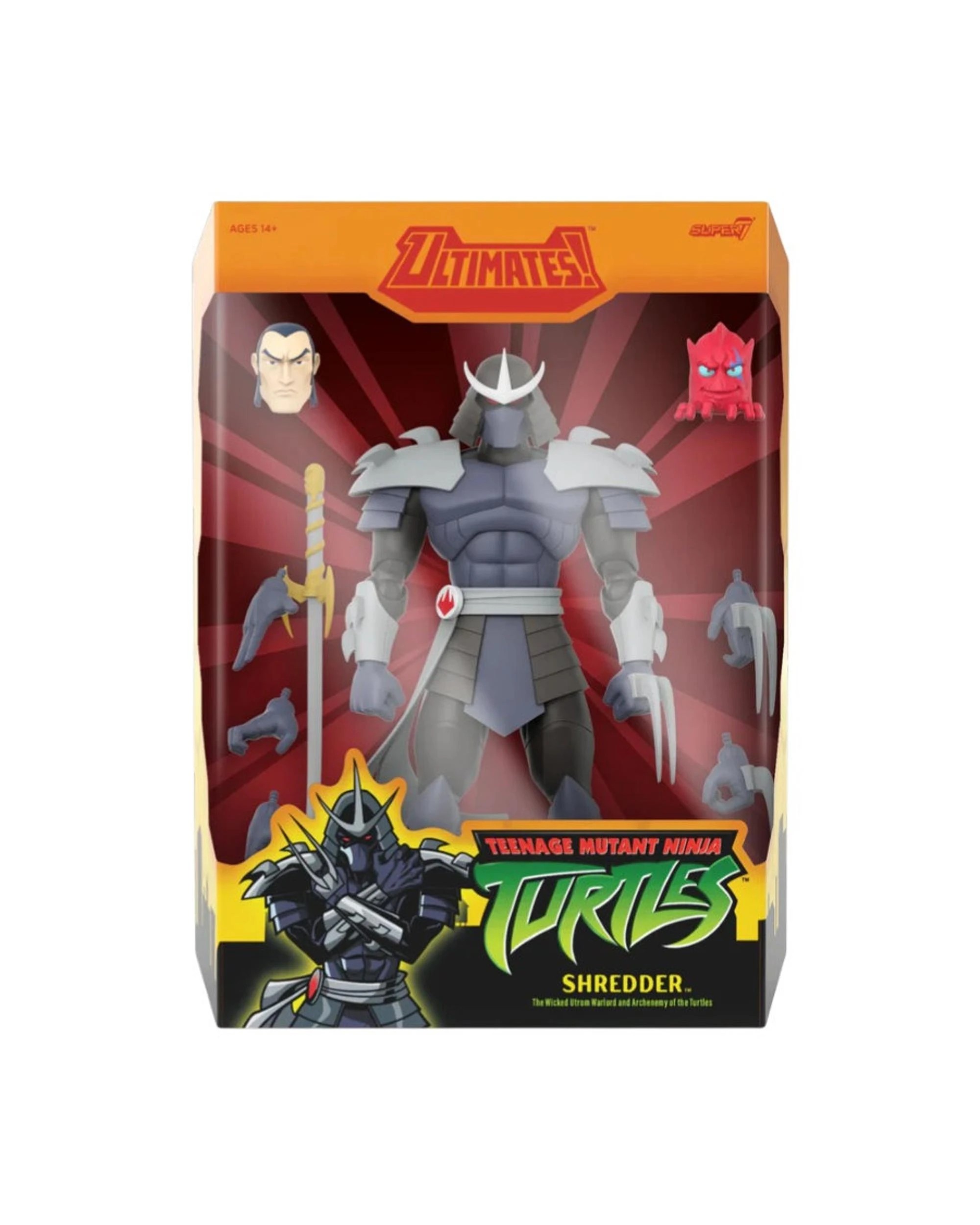 1 Super7 Teenage Mutant Ninja Turtles Ultimates Shredder Figure, 1 of 3