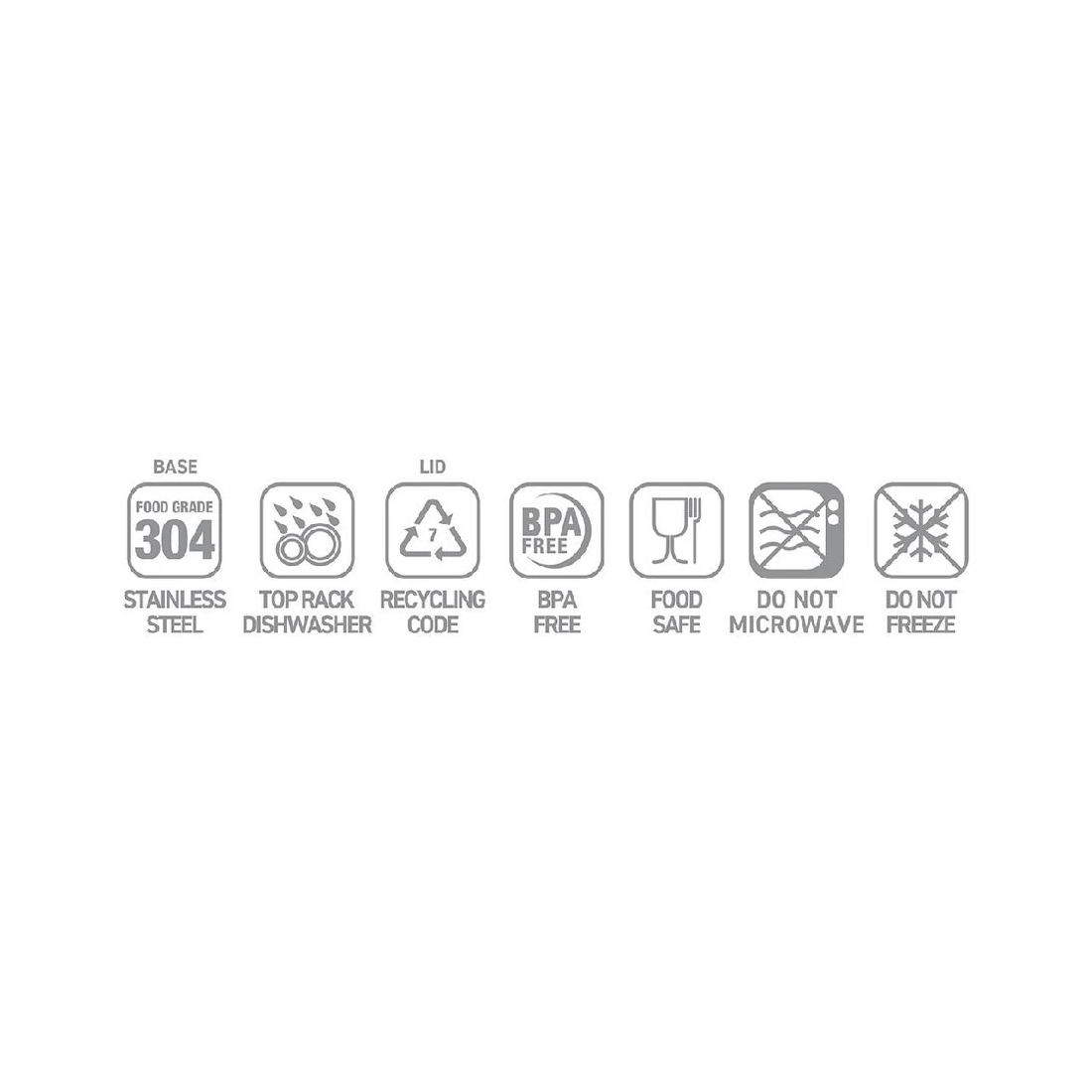 4 Smash Blue Stainless Steel 5 Compartment Bento Box, 4 of 4