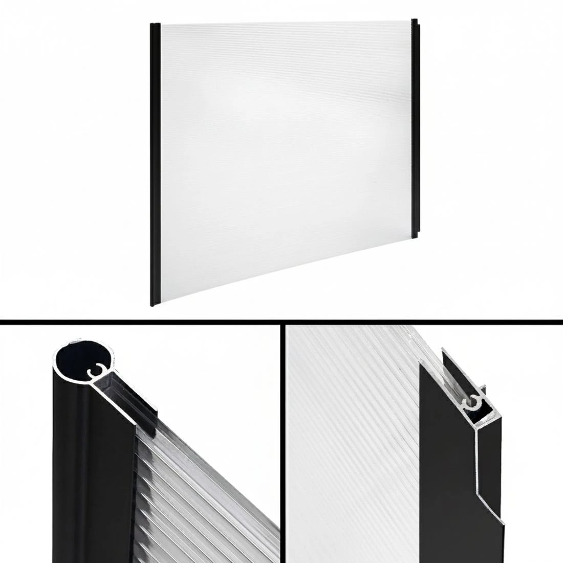 5 Instahut Window Door Awning 1mx3m Transparent - Clear, 5 of 8