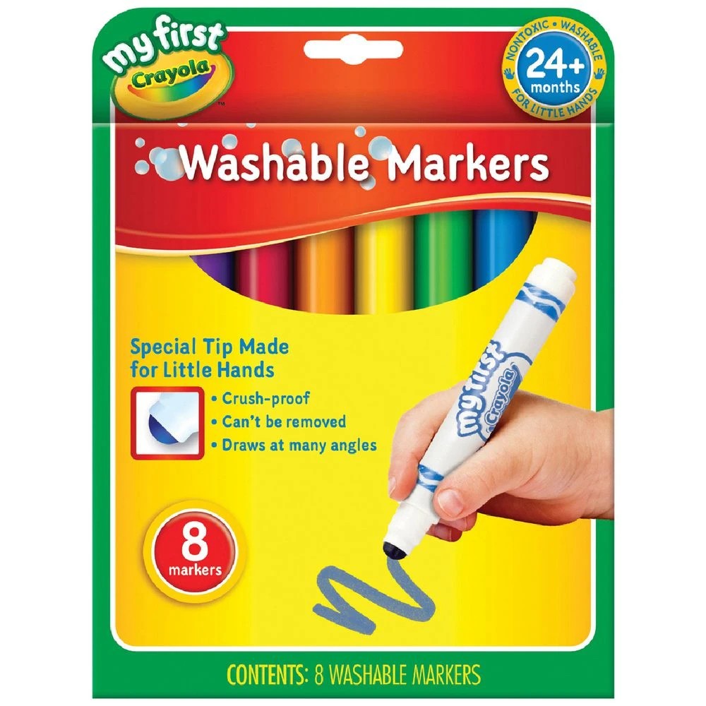 1 Crayola My First Washable Markers 8 Pack, 1 of 1