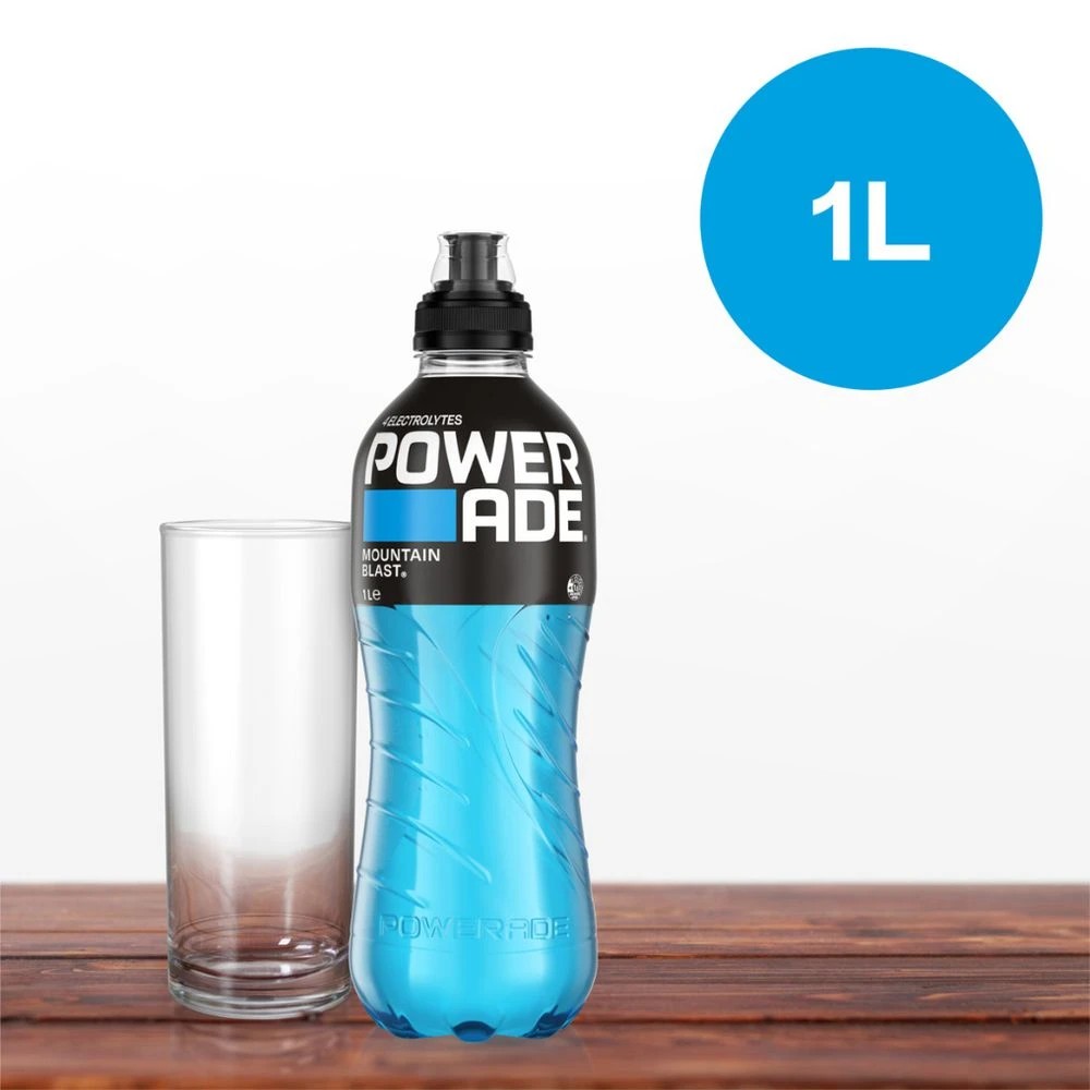 1 Powerade Mountain Blast 1L 12 Pack, 1 of 4