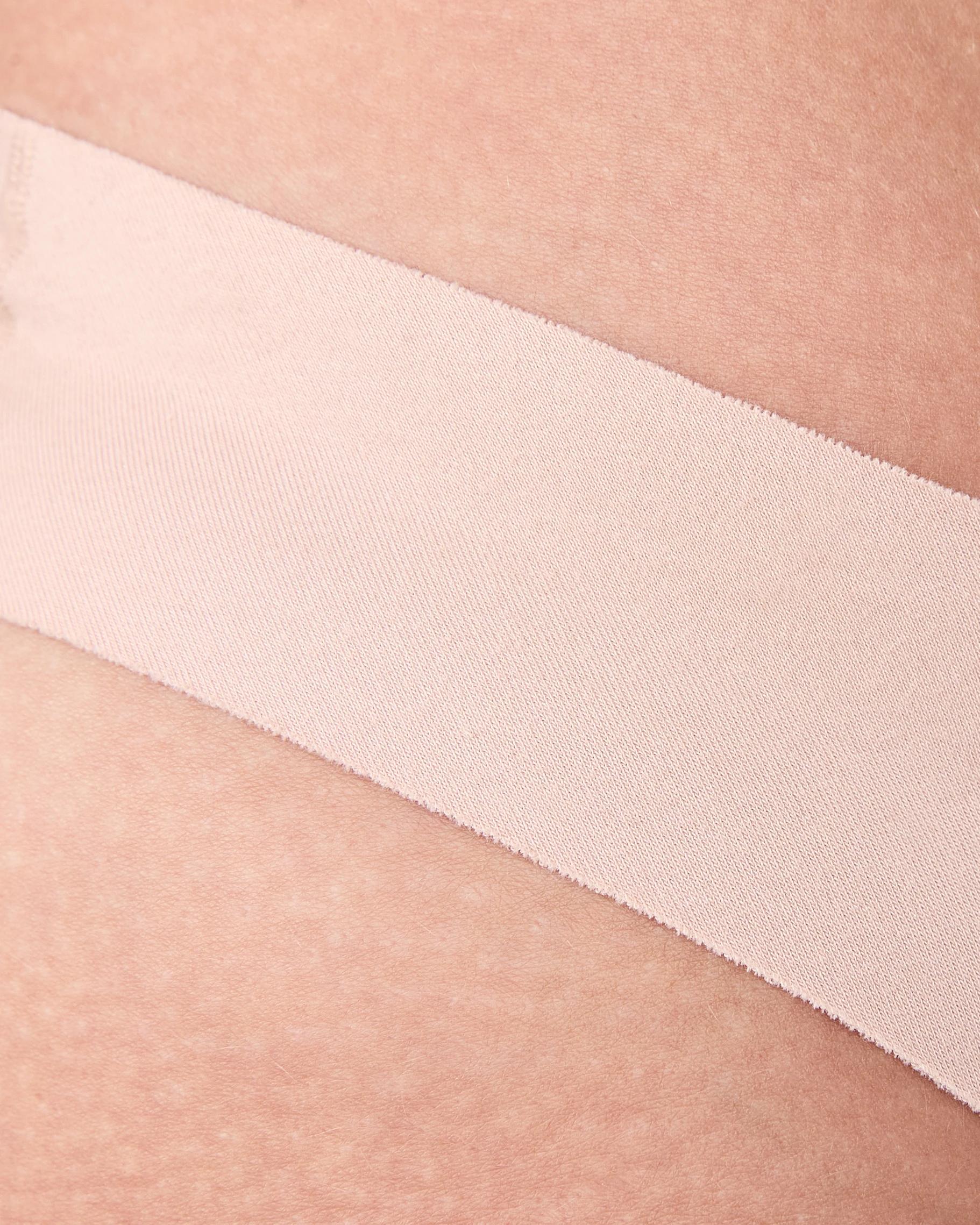 3 3 Pack Cotton Free Cut Cheeky Bikini Briefs Light Fawn, 3 of 3