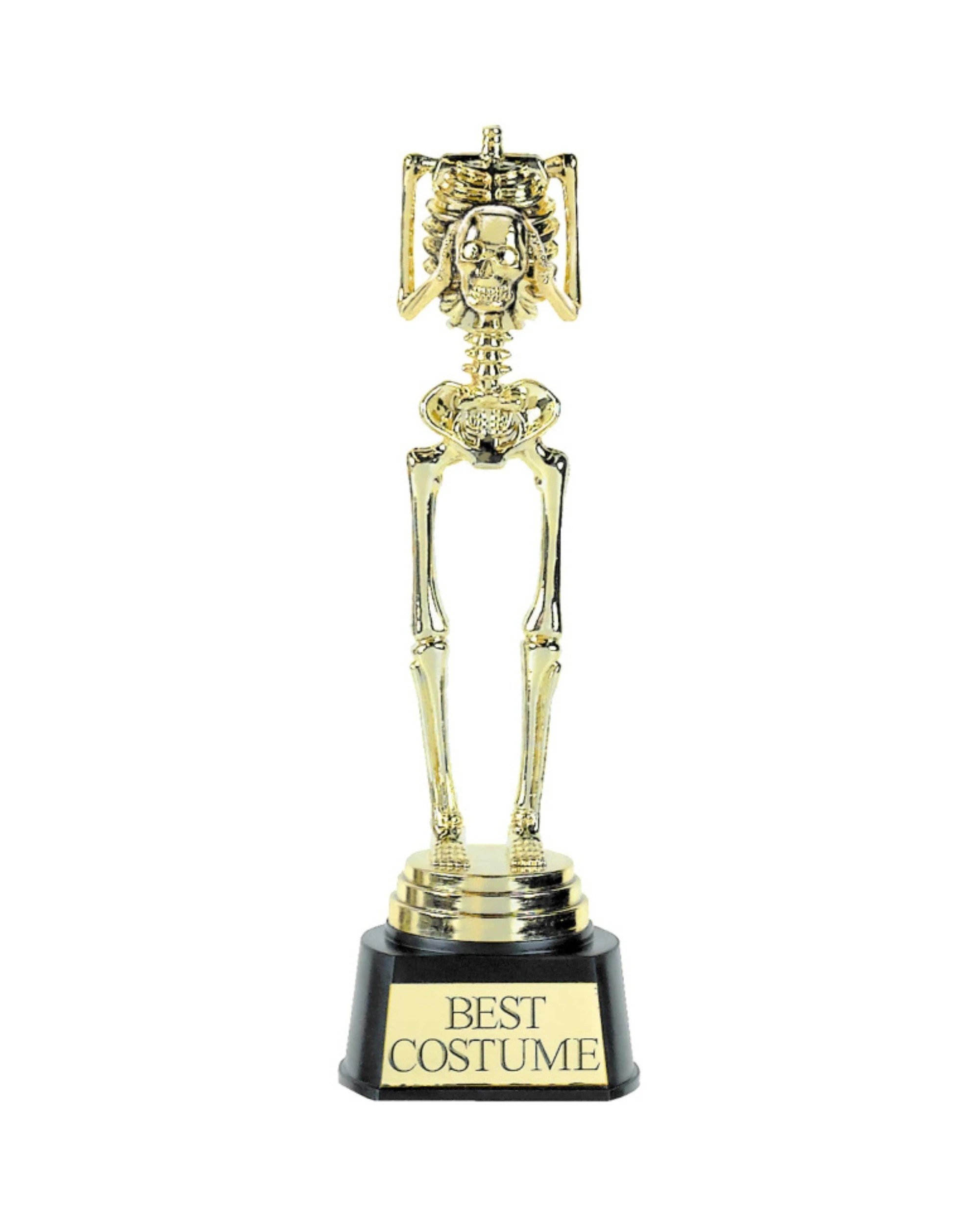 1 Anagram Halloween Best Costume Skeleton Trophy - Gold, 1 of 2