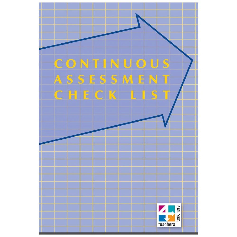 1 Continuous Assessment Check List Booklet, 1 of 2