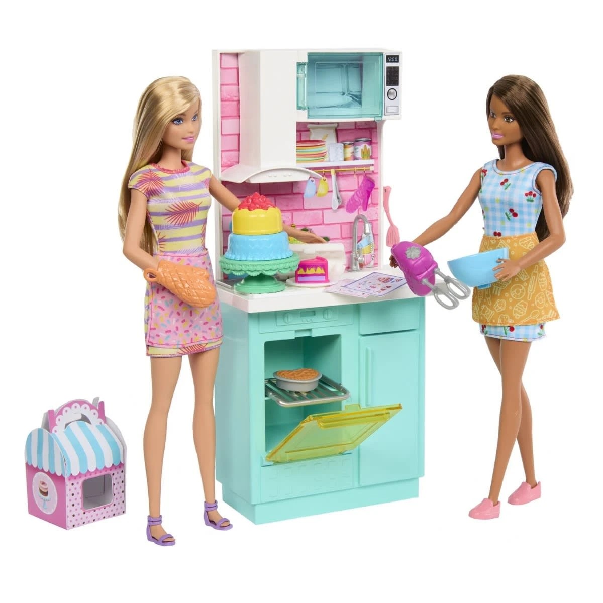 2 Barbie Celebration Fun Baking Playset, 2 of 5