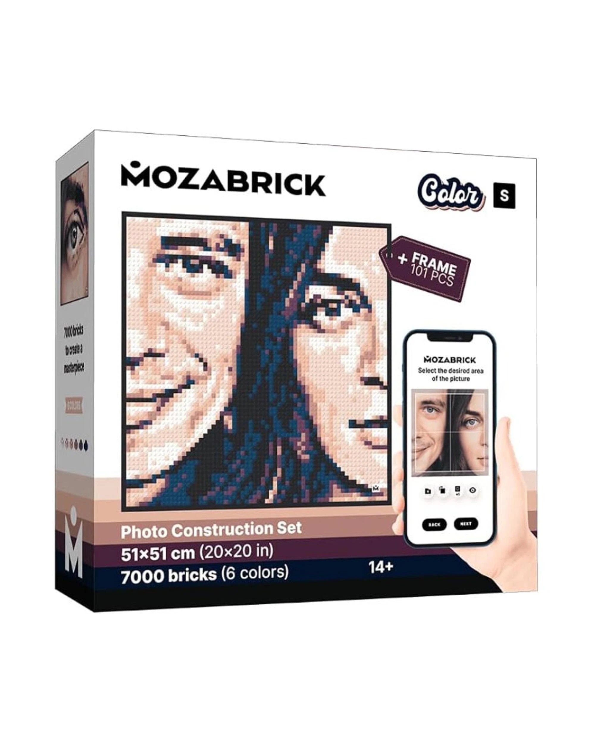1 Mozabrick Color Model S Photo Construction Pixel Art Set 7000 Bricks, 1 of 2