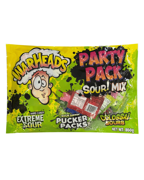 Warheads Party Pack Sour! Mix 850g