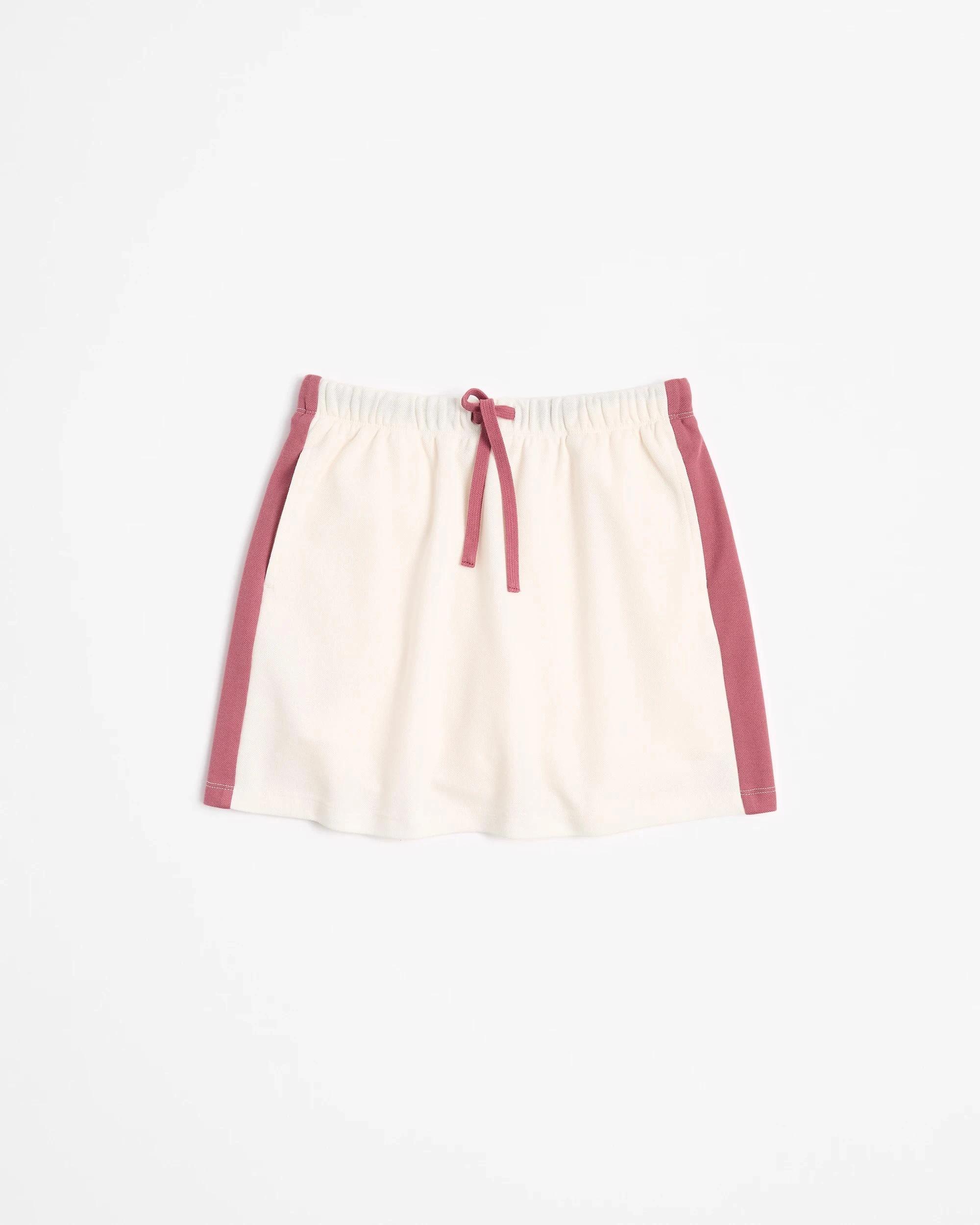 1 Target Australian Cotton Blend Pique Skort CREAM, 1 of 3