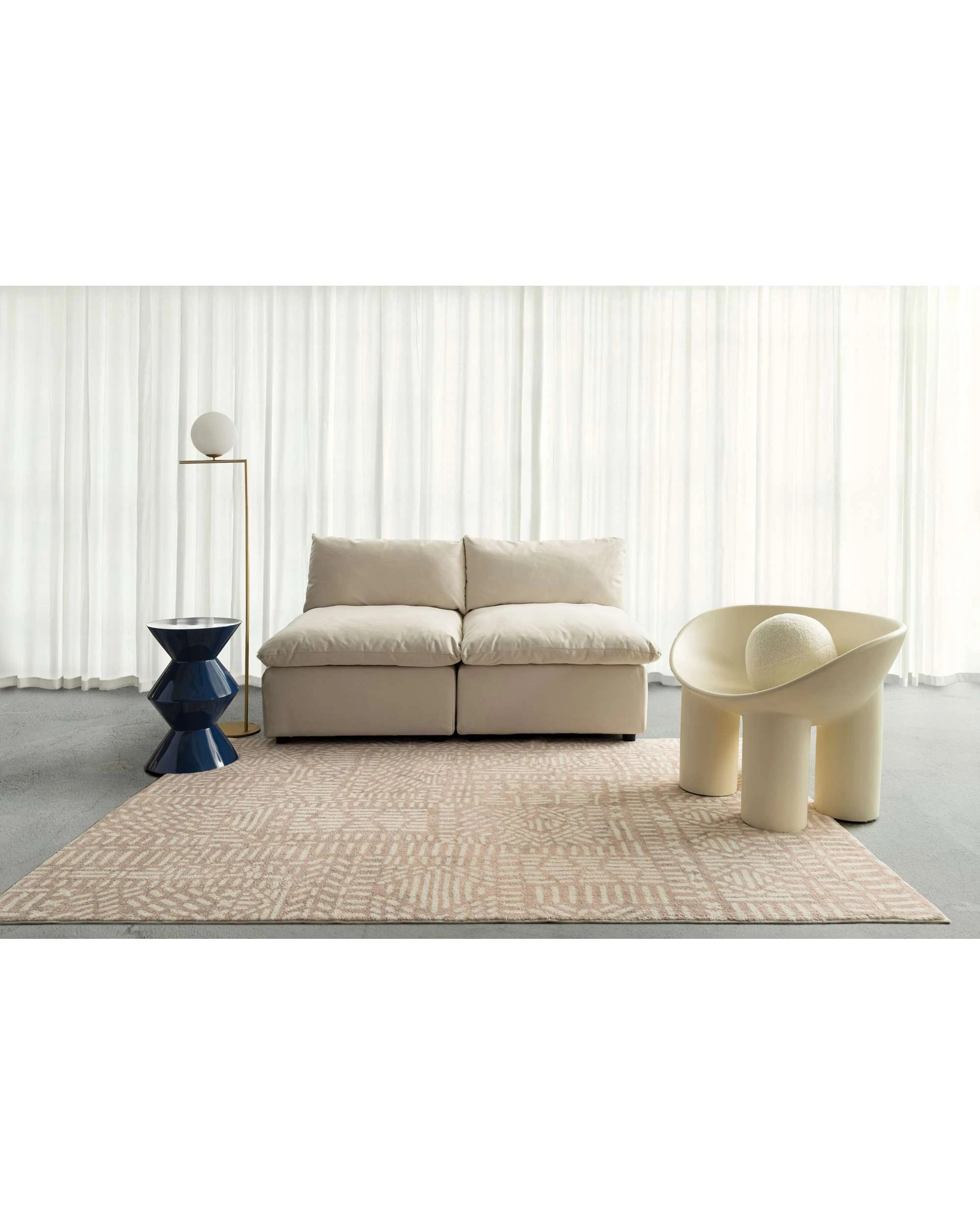 2 Loopsie Kati Tribal Washable Rug-180cm x 120cm - Brown, 2 of 7