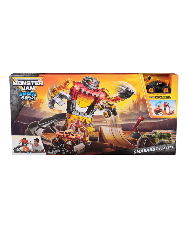 Monster Jam 1:64 Smash & Bash Smashbot Pla