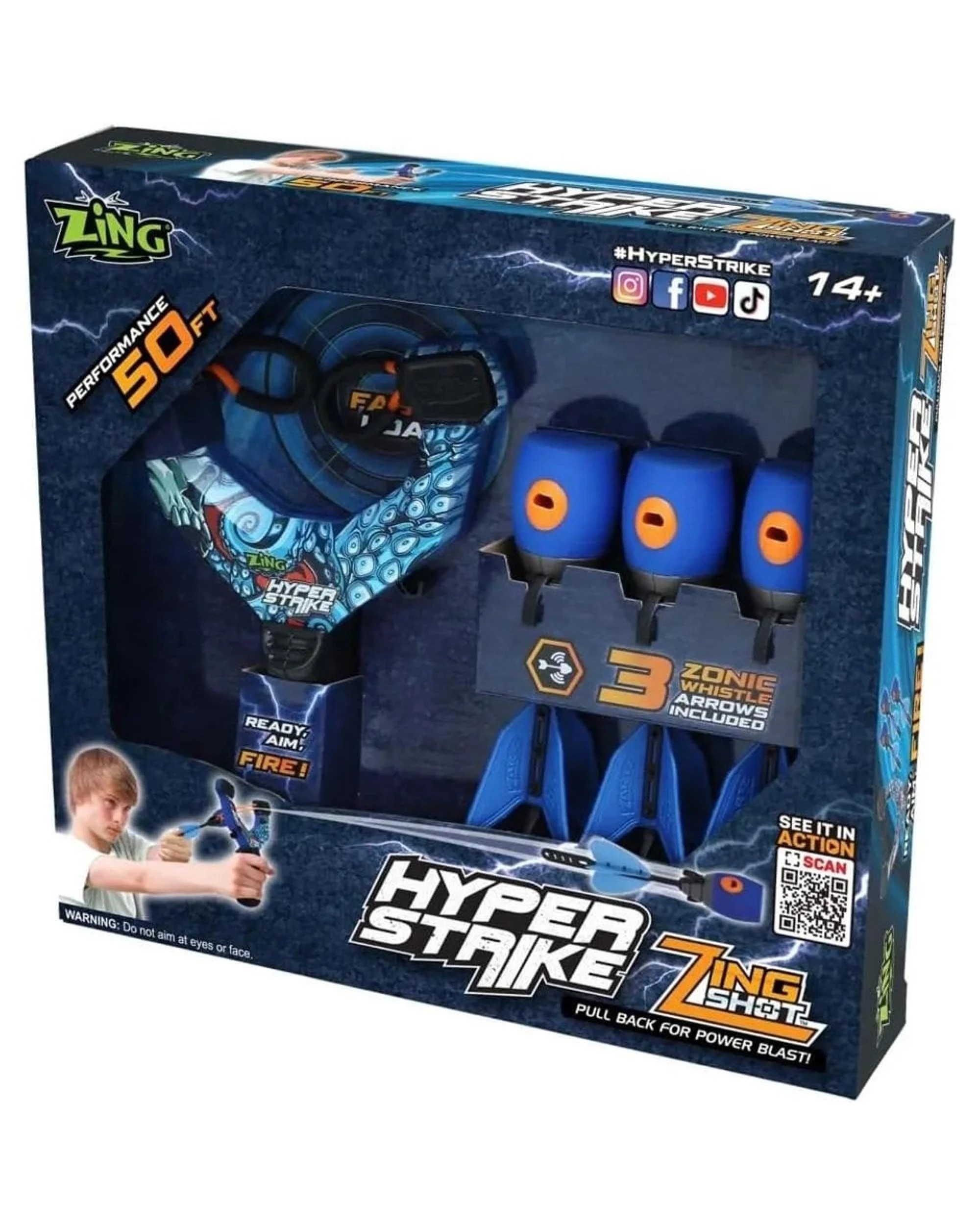 1 Zing Hyper Strike ZingShot Slingshot, 1 of 4