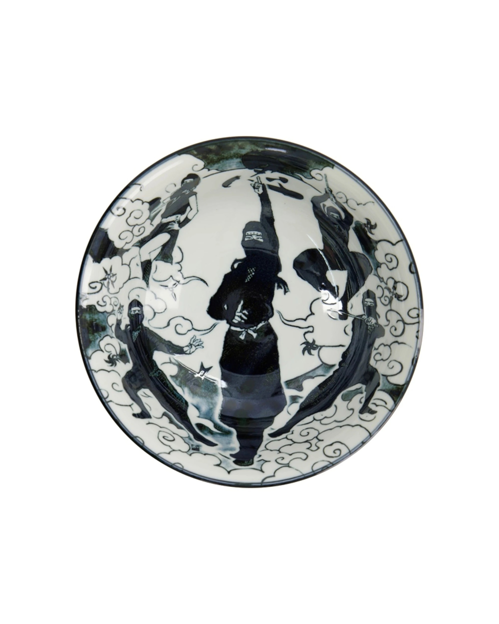 1 Tokyo Design Asakusa Bowl Japanese-Inspired Ceramic Dinnerware Ninja 20cm - Multi, 1 of 3