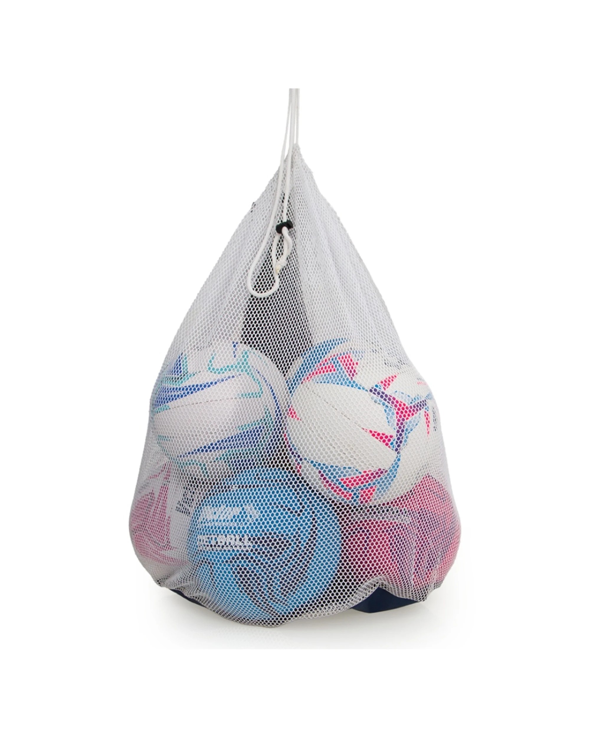 2 Victor Sports Mesh Ball Bag Small Holds 5 Size 5 Balls With Drawstring Closing - Multi, 2 of 2