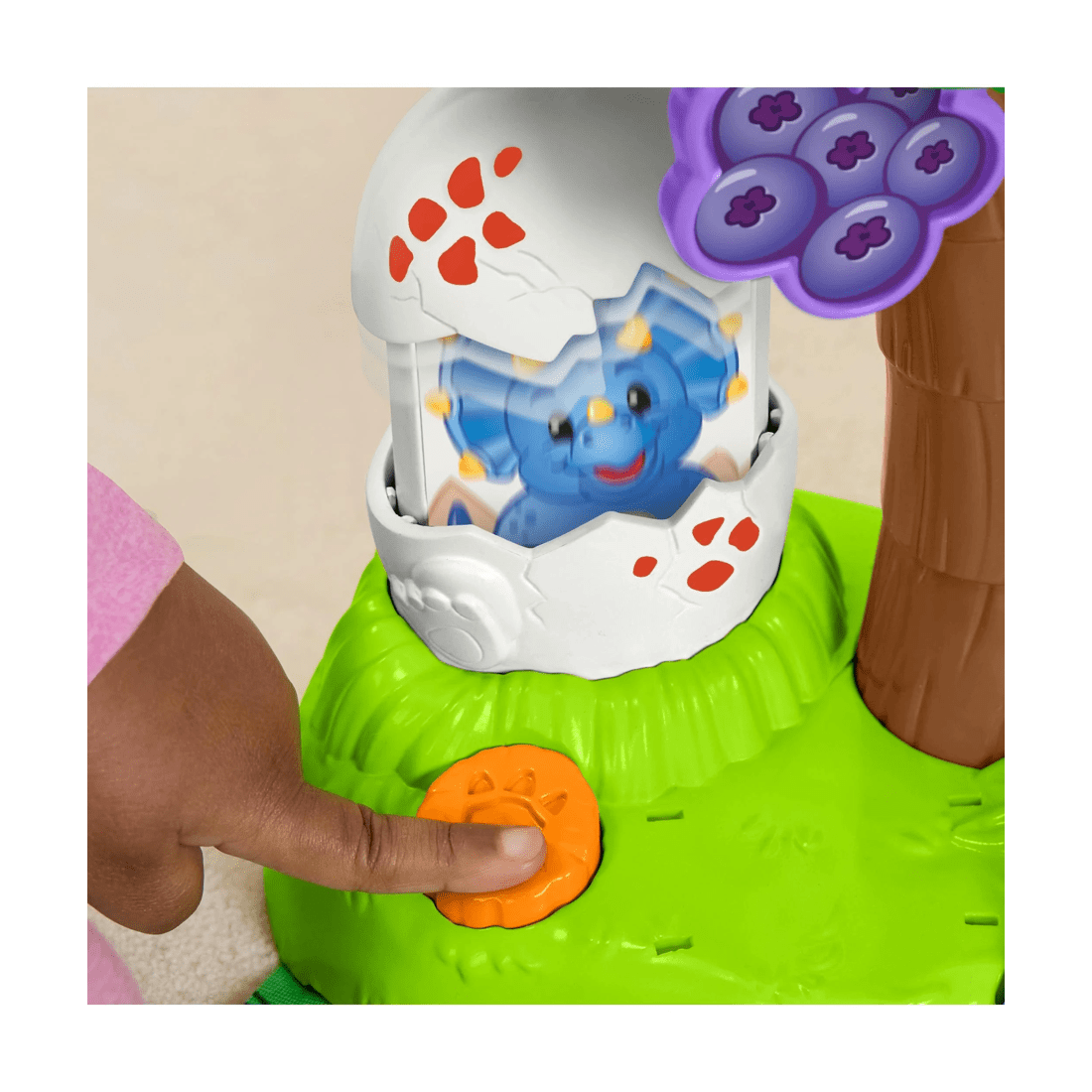 6 Mattel Fisher-Price Little People Dinosaur Village & Play Mat Toddler Playset - Multi, 6 of 6