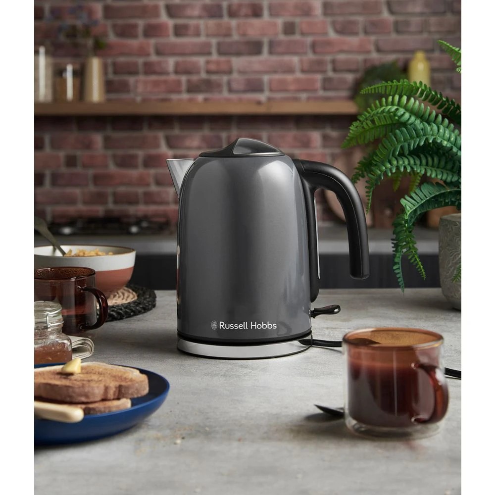 9 Russell Hobbs Colour Plus Kettle Storm Grey, 9 of 10