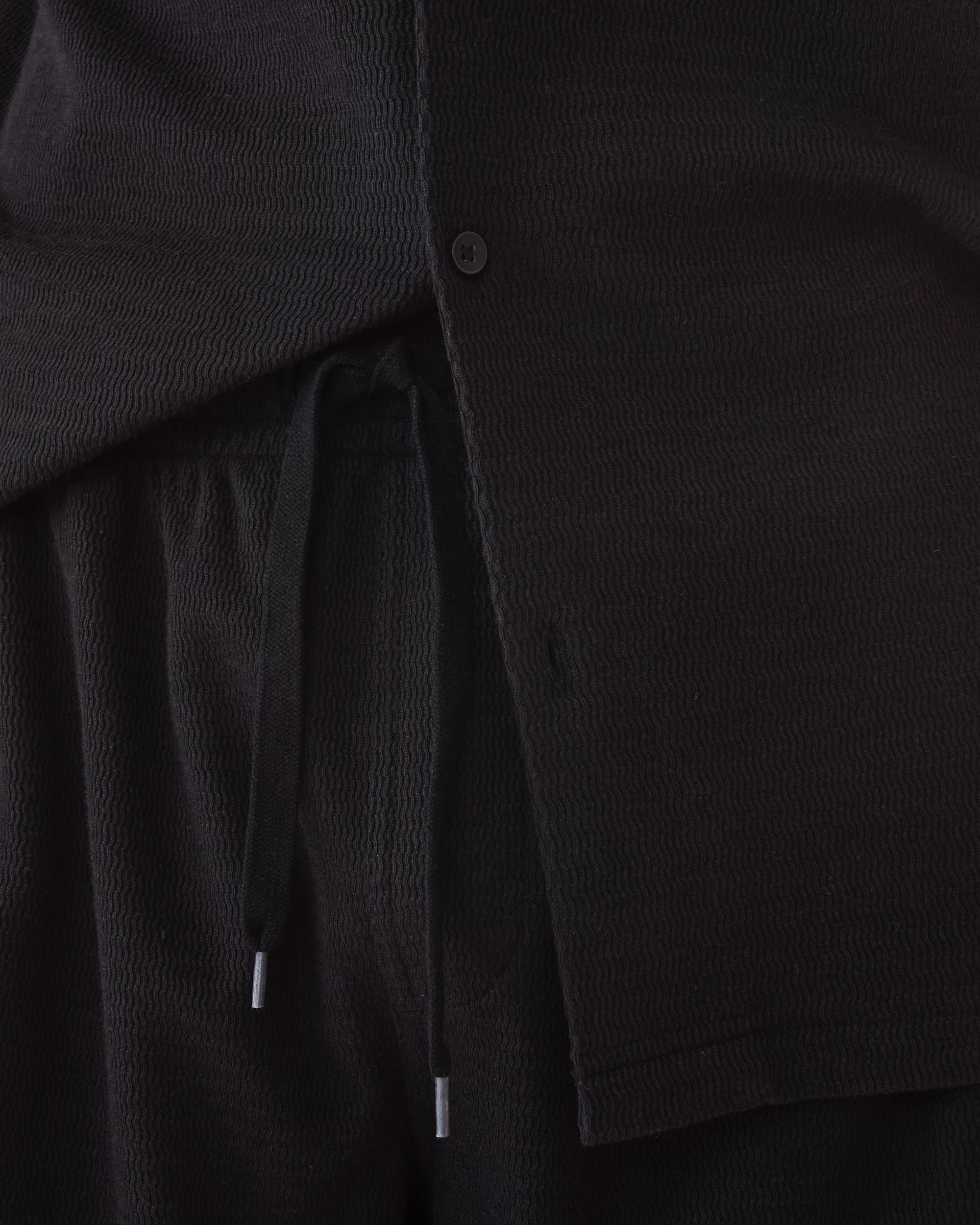 6 Washed Textured Shorts Black, 6 of 6