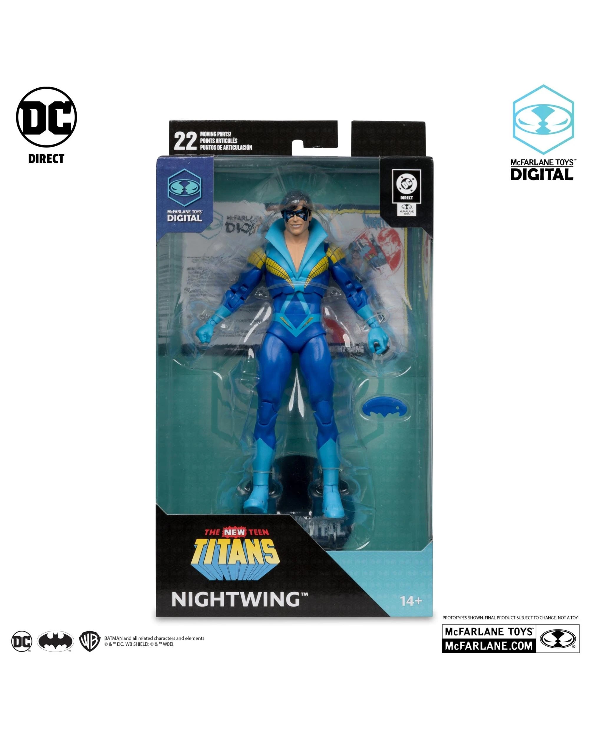 7 McFarlane Digital DC Direct Nightwing Silver Age 7 inch Figure, 7 of 9