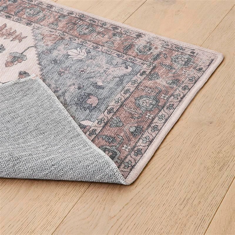 3 Tara Washable Runner - Beige - 300cm x 80cm, 3 of 8