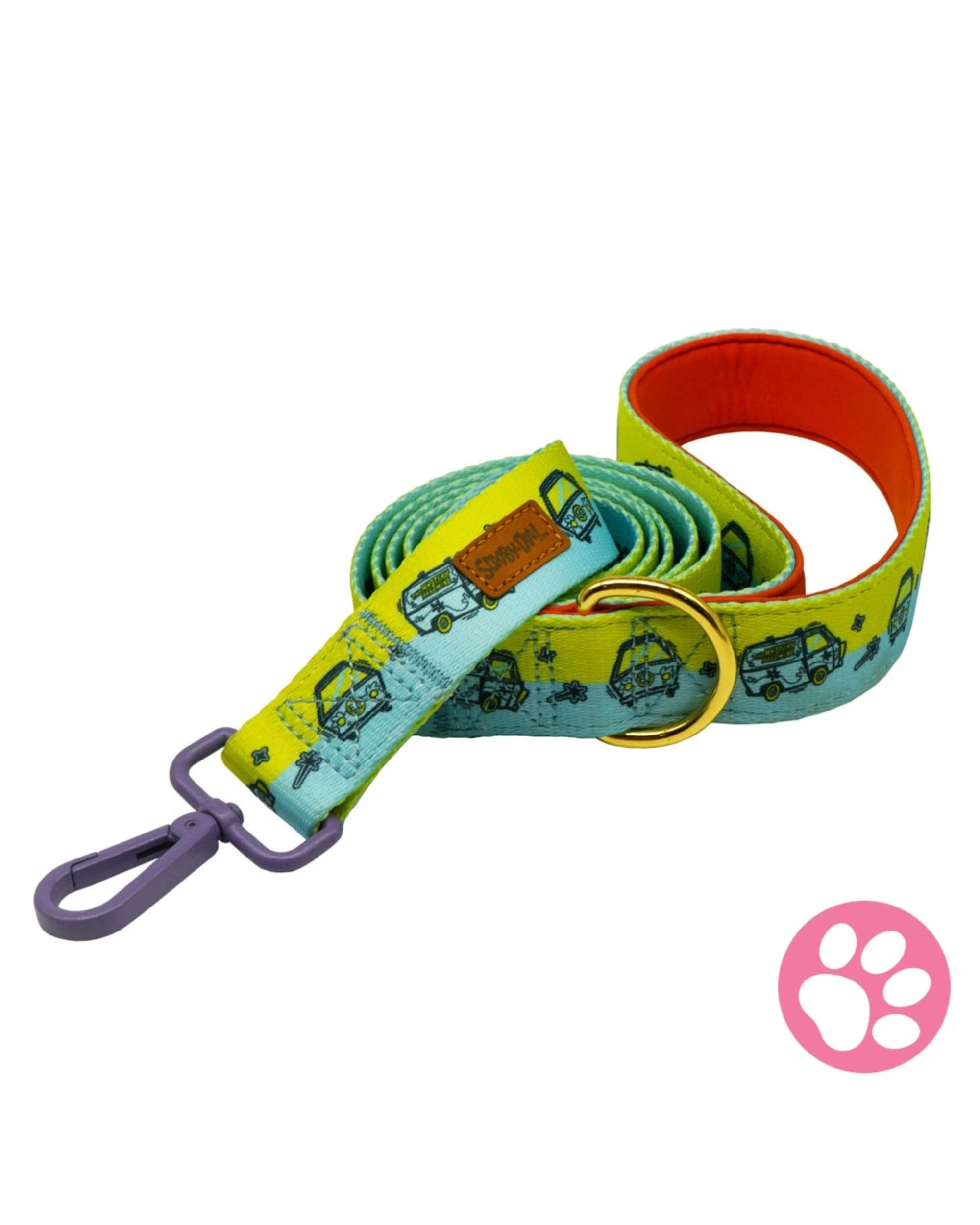 1 Scooby Doo - Mystery Machine Pet Lead - Green,Teal, 1 of 3
