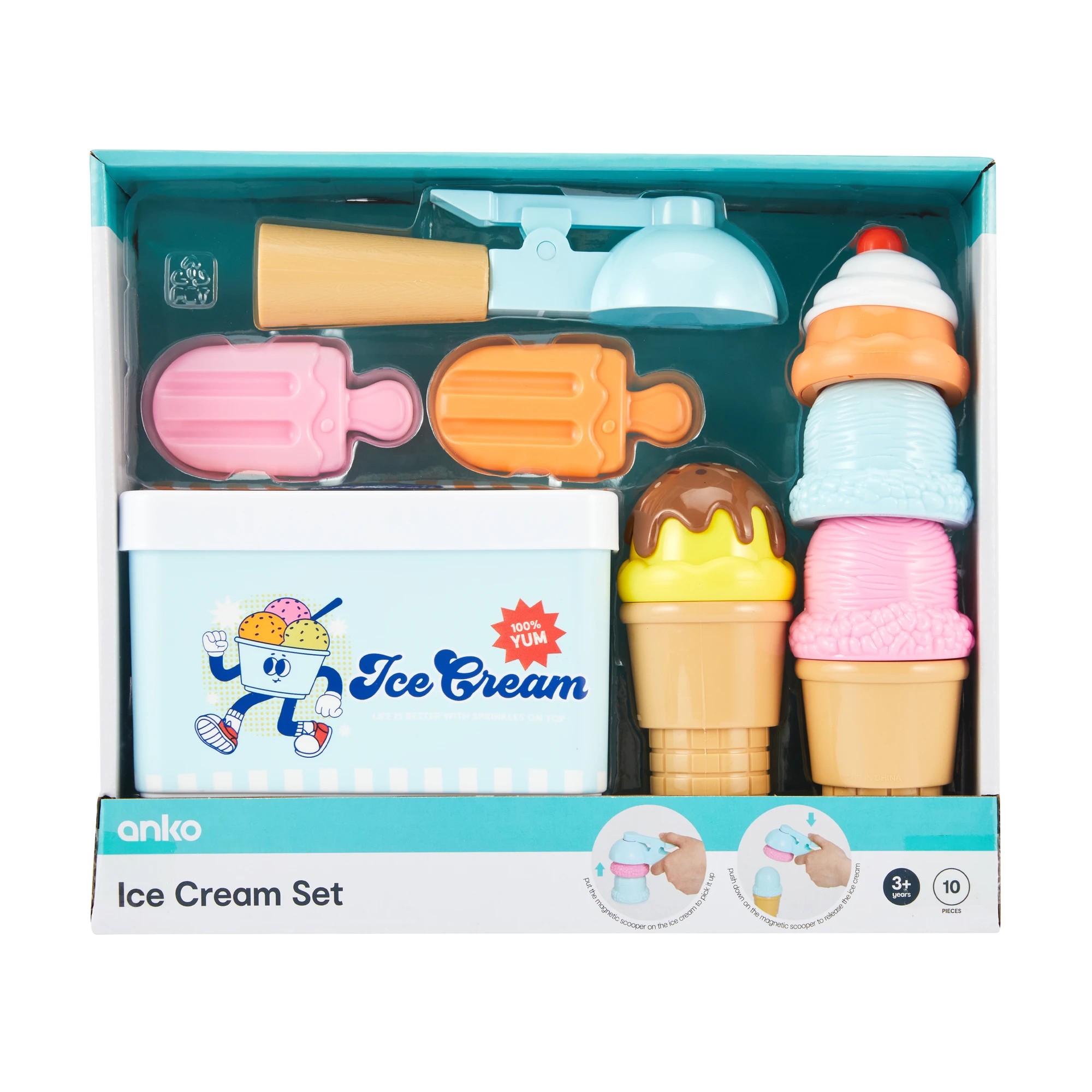 1 10 Piece Ice Cream Set, 1 of 7