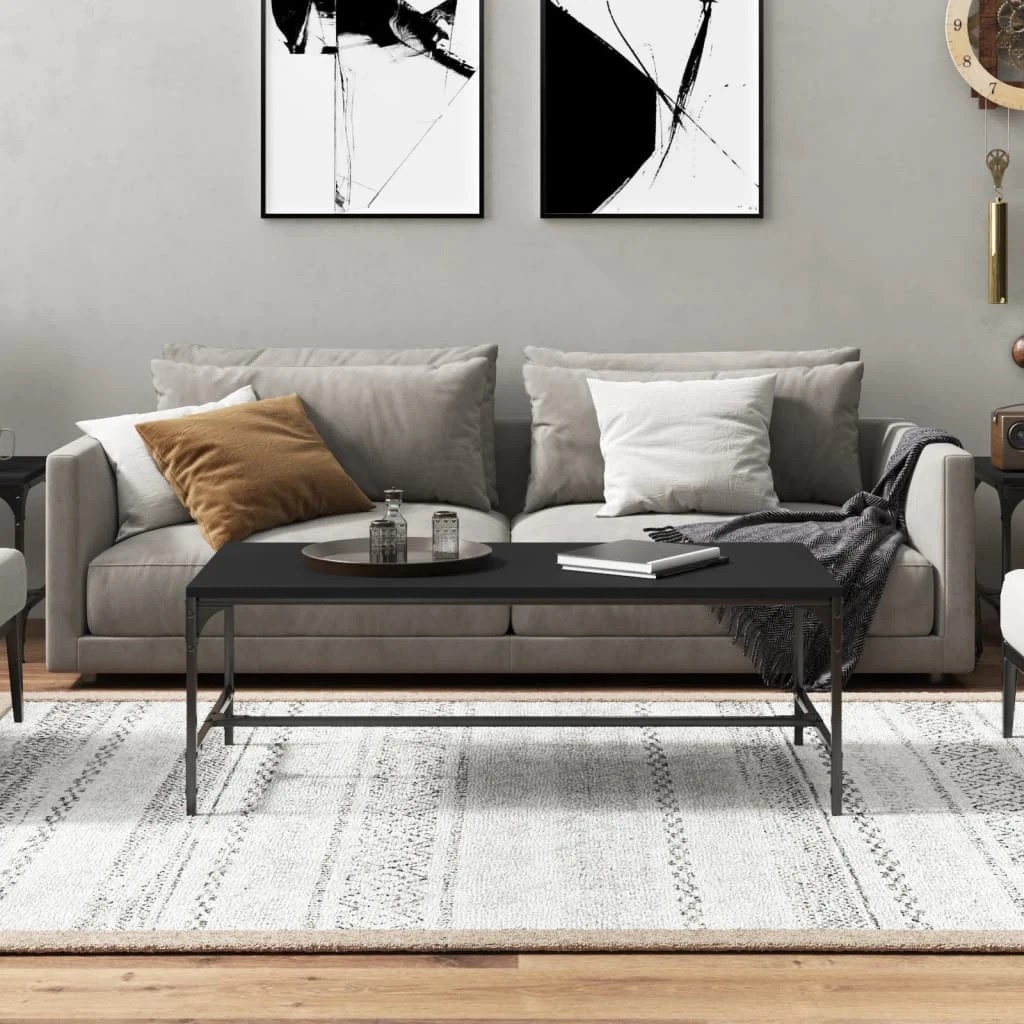 1 Vidaxl Coffee Table, Coffee Tables - Black, 1 of 8