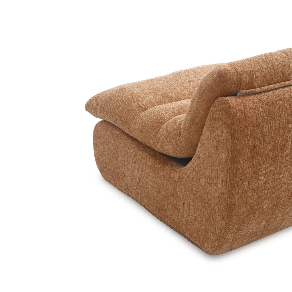 5 Zzz Atelier Capri Armless Floor Lounge Chair - Orange, 5 of 7