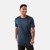 NAVY BLACK ACT CREW CATIONIC TEE