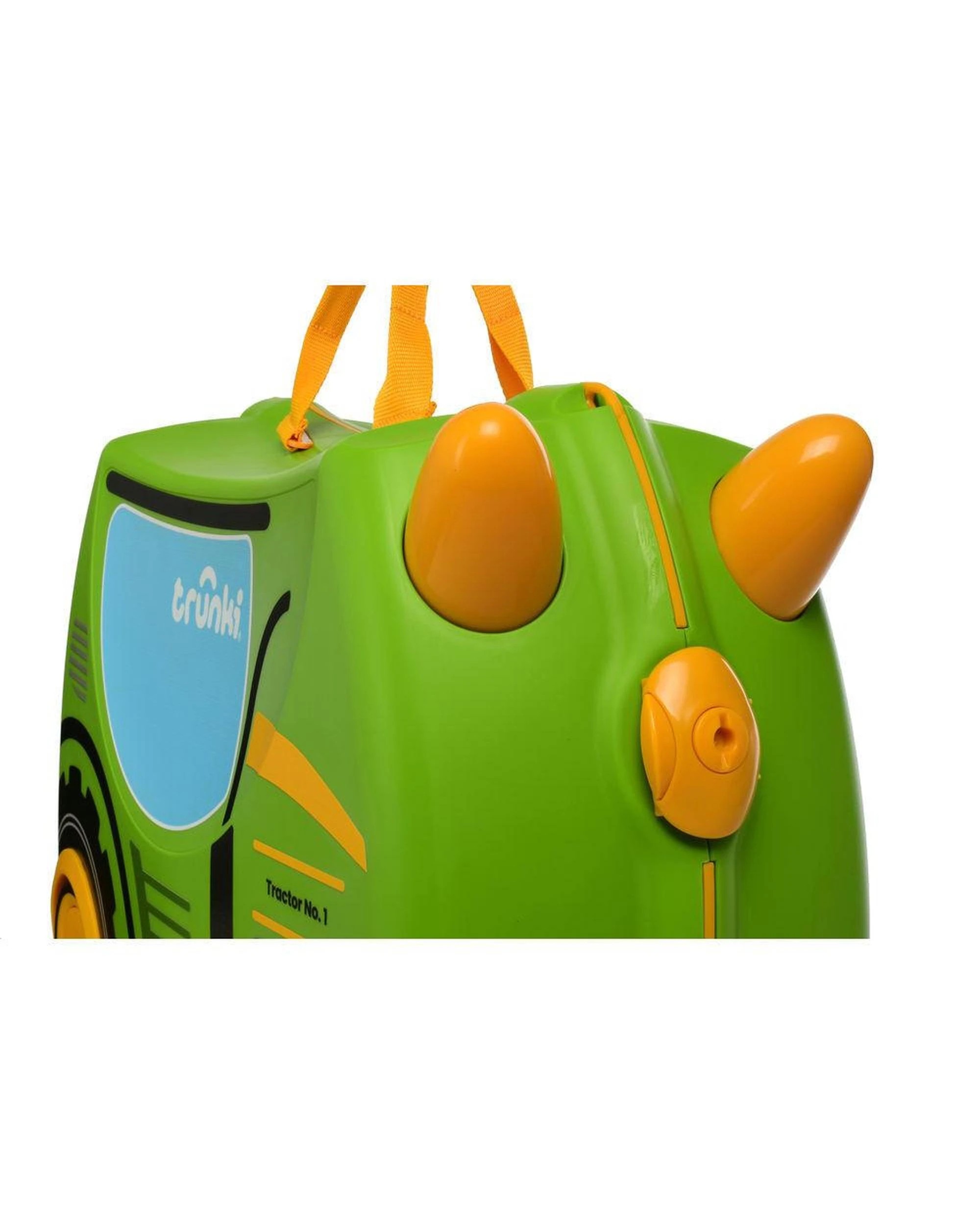 7 Trunki Glide Ride on Luggage Kids Suitcase Toy Box Tommy the Tractor, 7 of 7